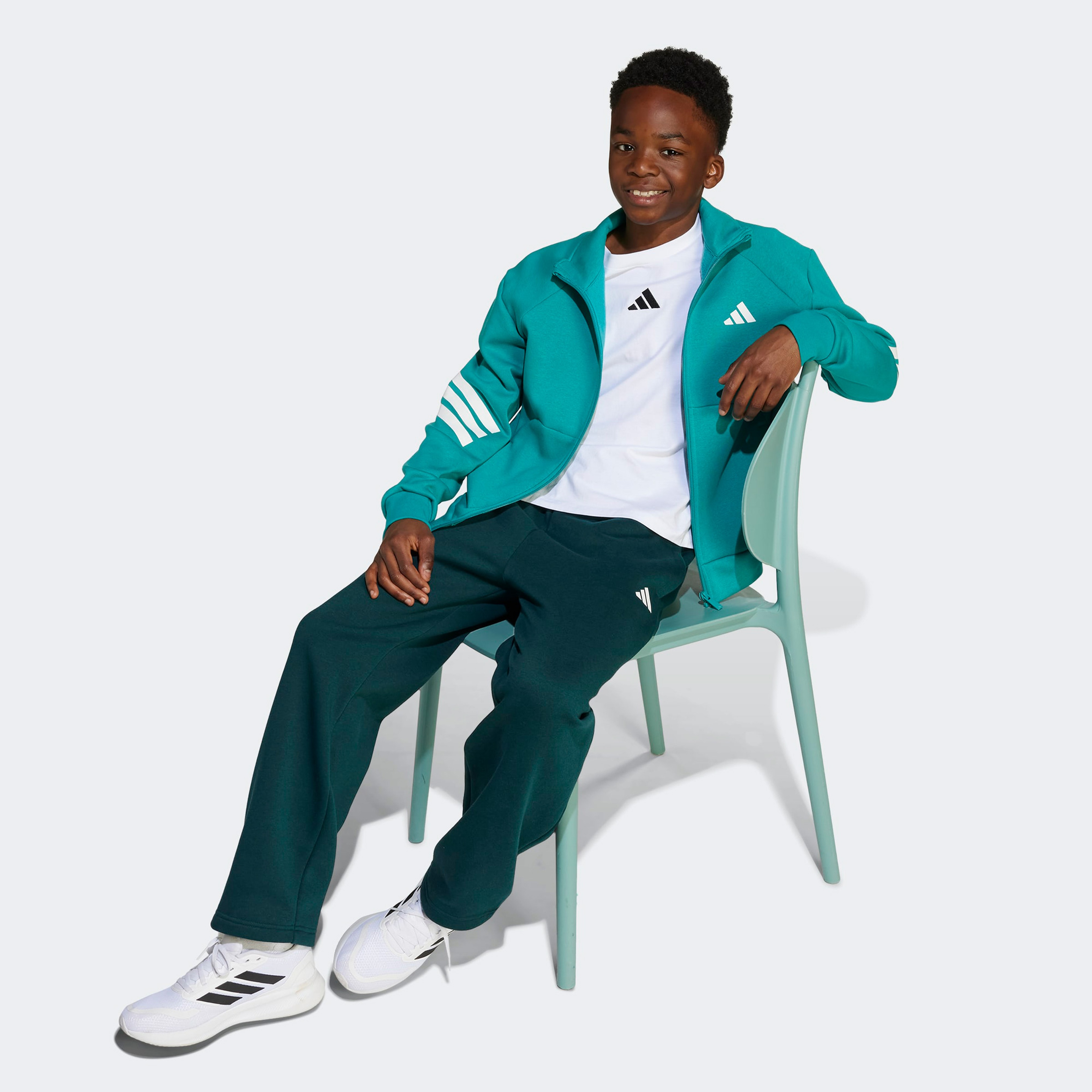 adidas J Fi 3S Ts Çocuk Yeşil Eşofman Takımı