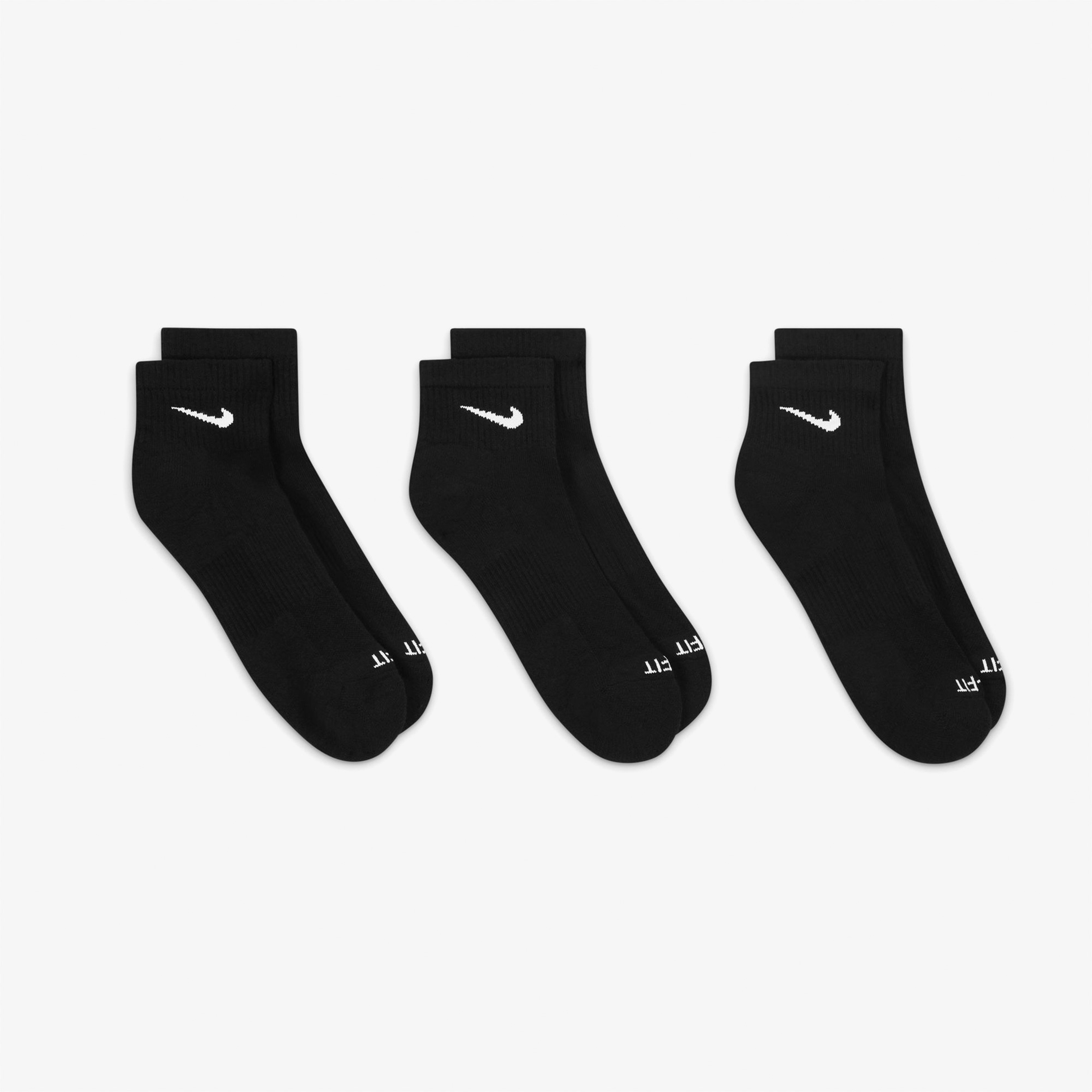 Nike  Evry Pls Csh Ank 3'lü 132 Erkek Beyaz Çorap