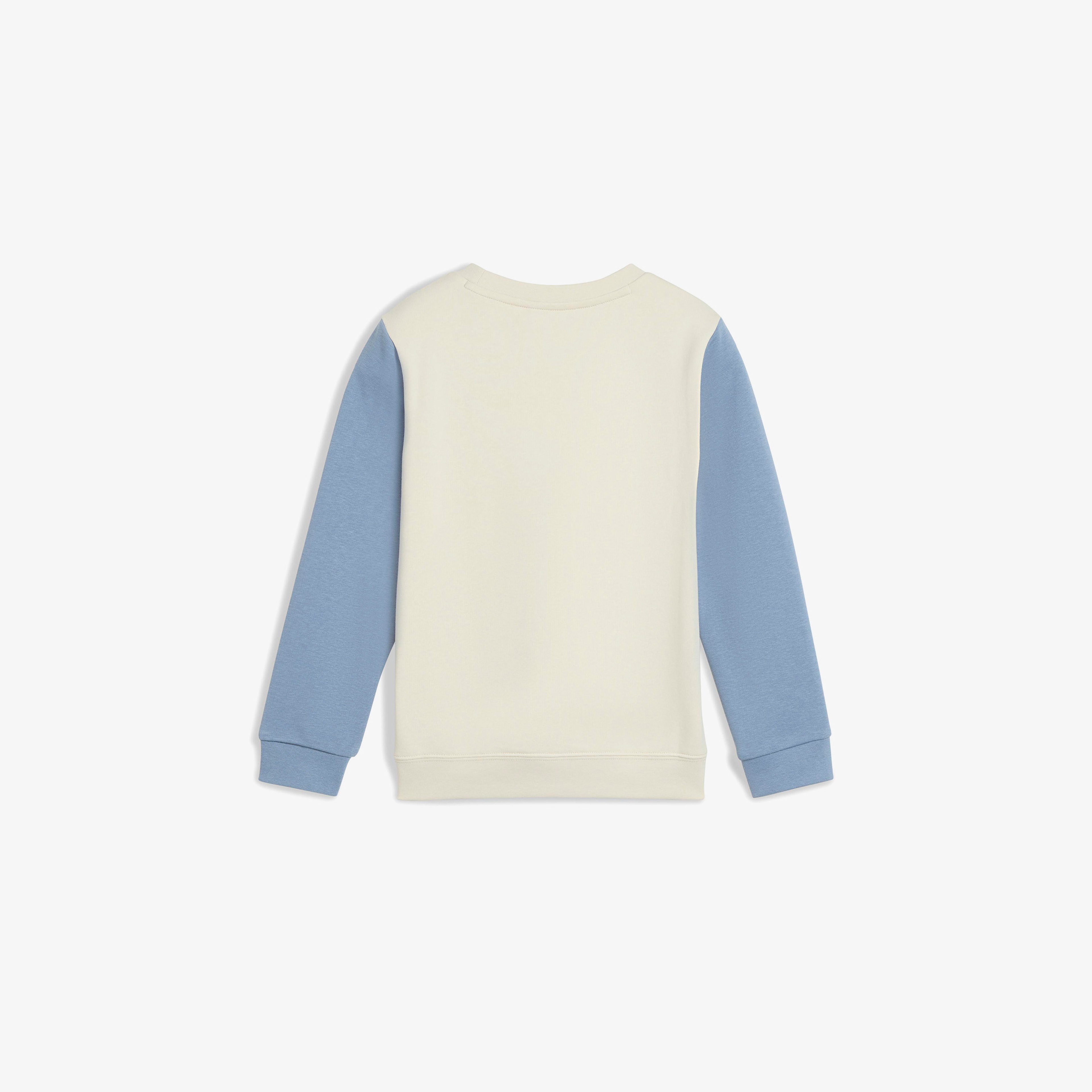 Puma Little Runners Crew Çocuk Beyaz Sweatshirt