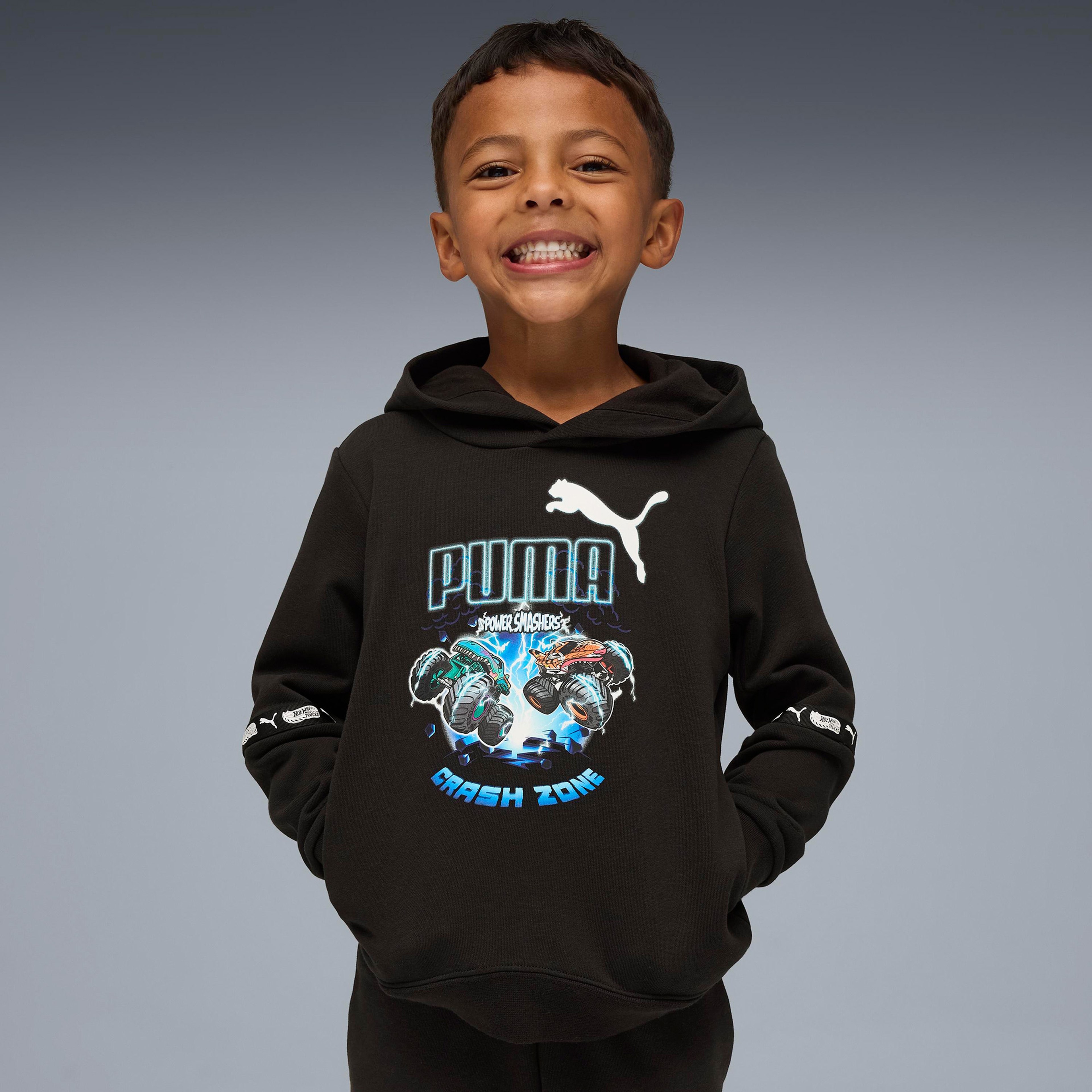 Puma  X Hot Wheels  Çocuk Siyah Sweatshirt