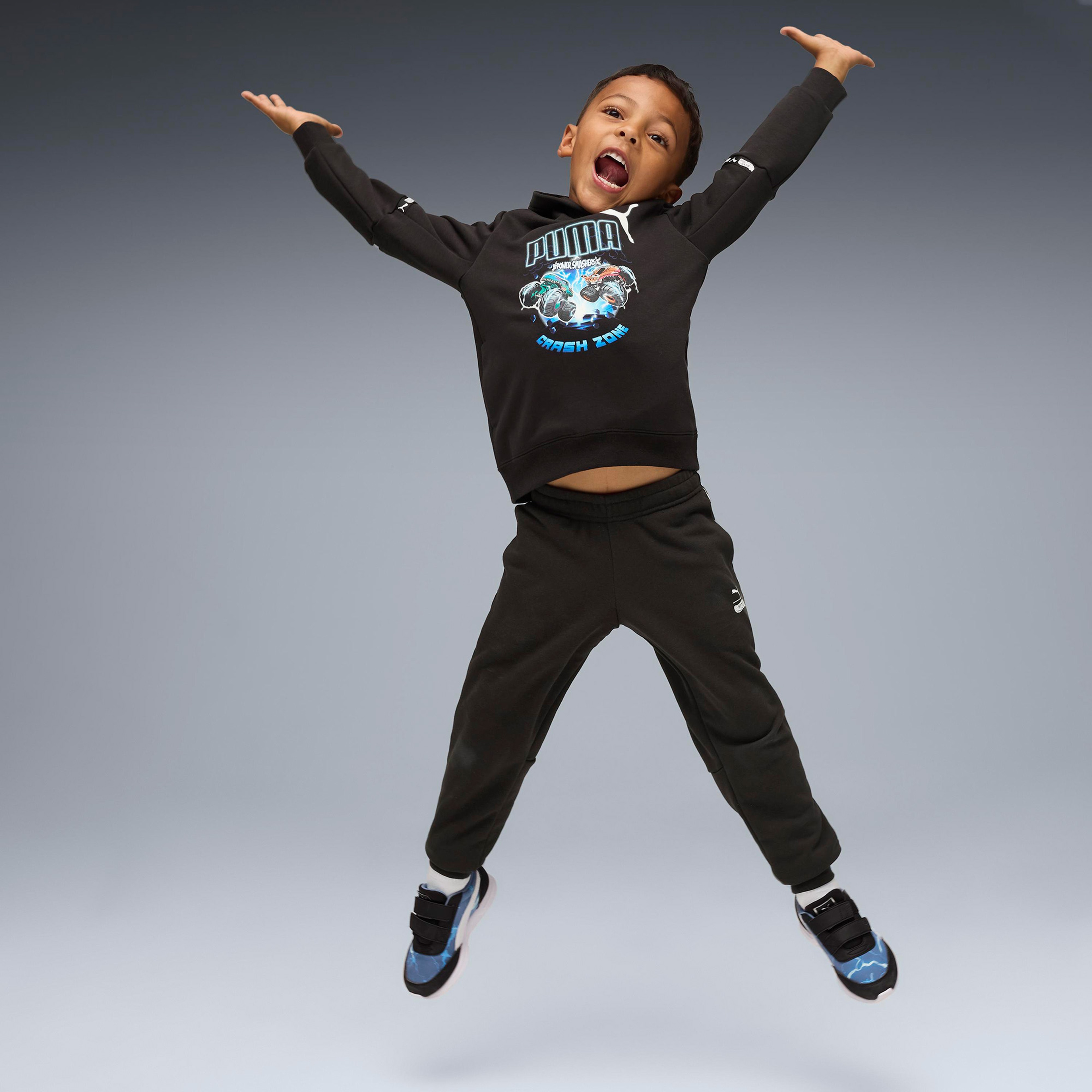Puma  X Hot Wheels  Çocuk Siyah Sweatshirt