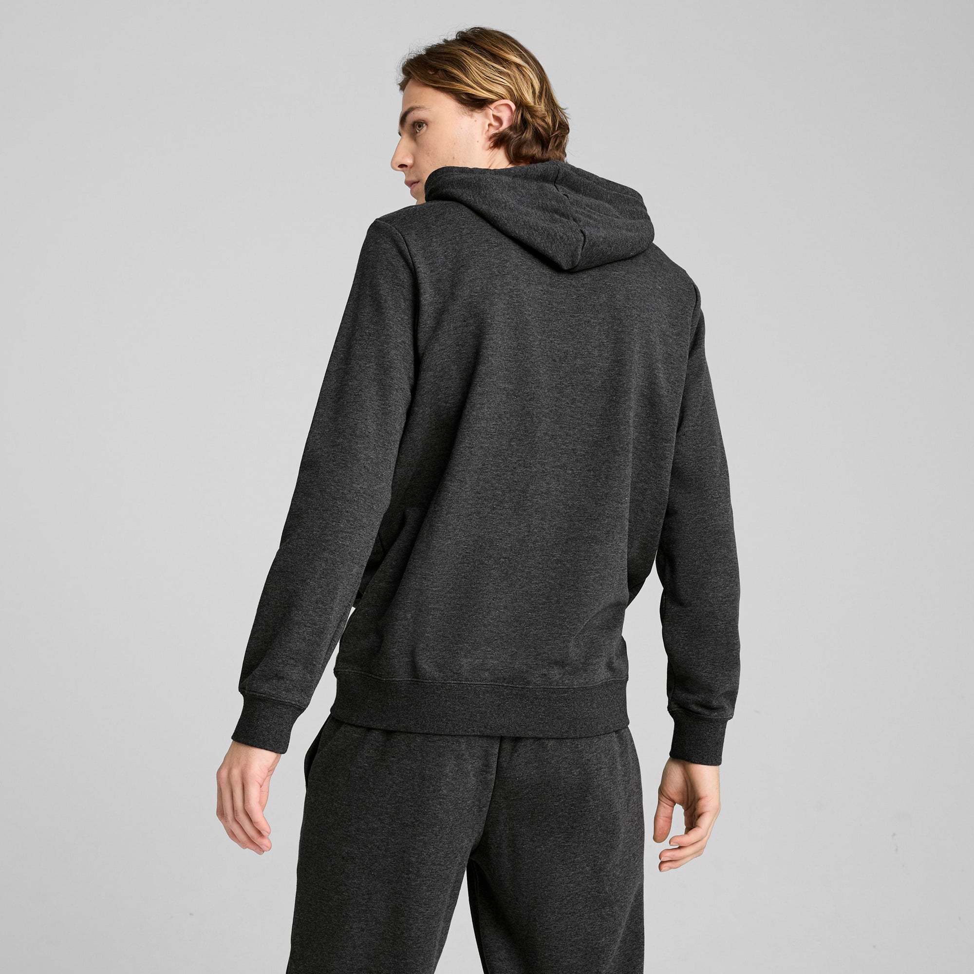 Puma Essential No. 1 Logo Erkek Koyu Gri Sweatshirt