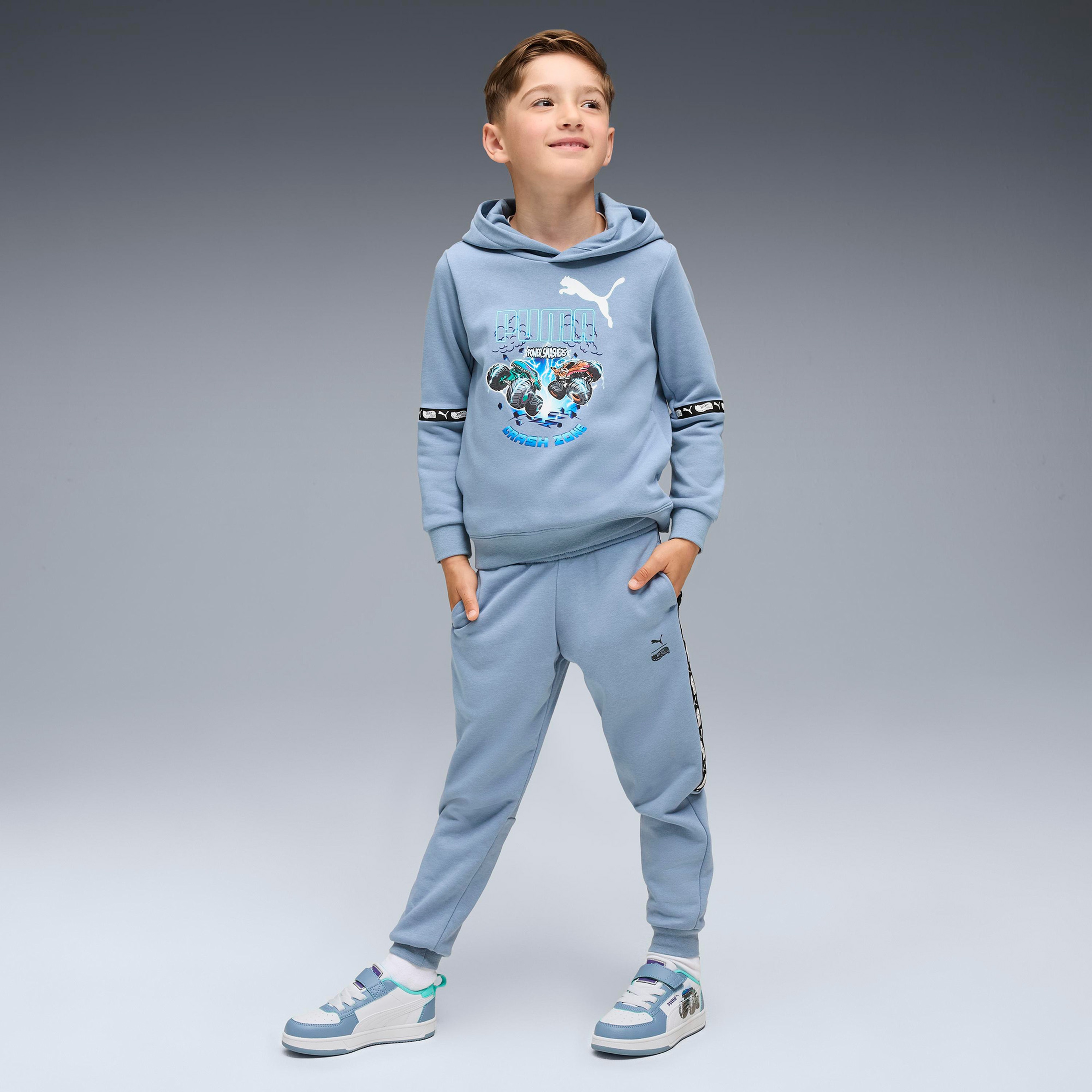 Puma  X Hot Wheels  Çocuk Mavi Sweatshirt
