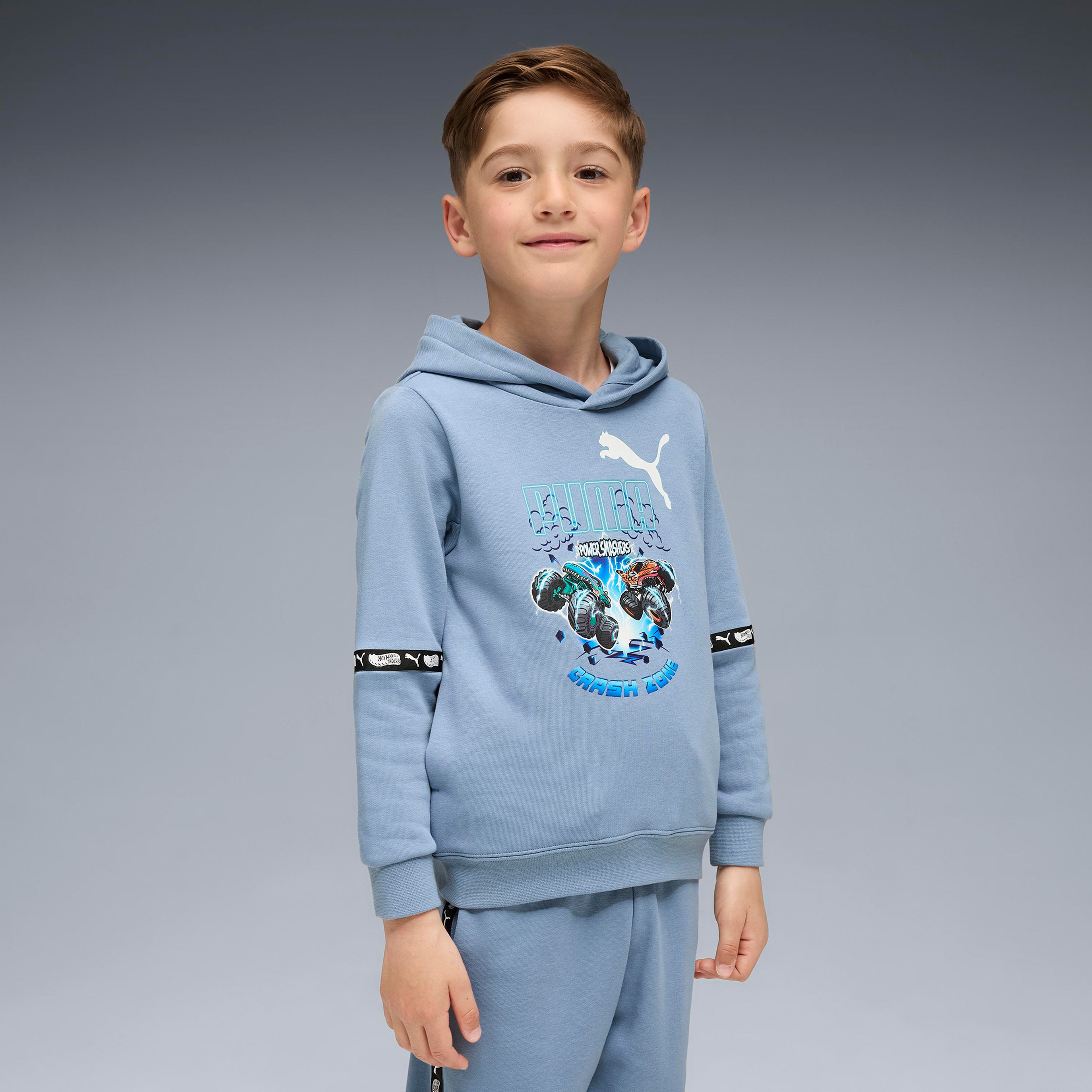Puma  X Hot Wheels  Çocuk Mavi Sweatshirt