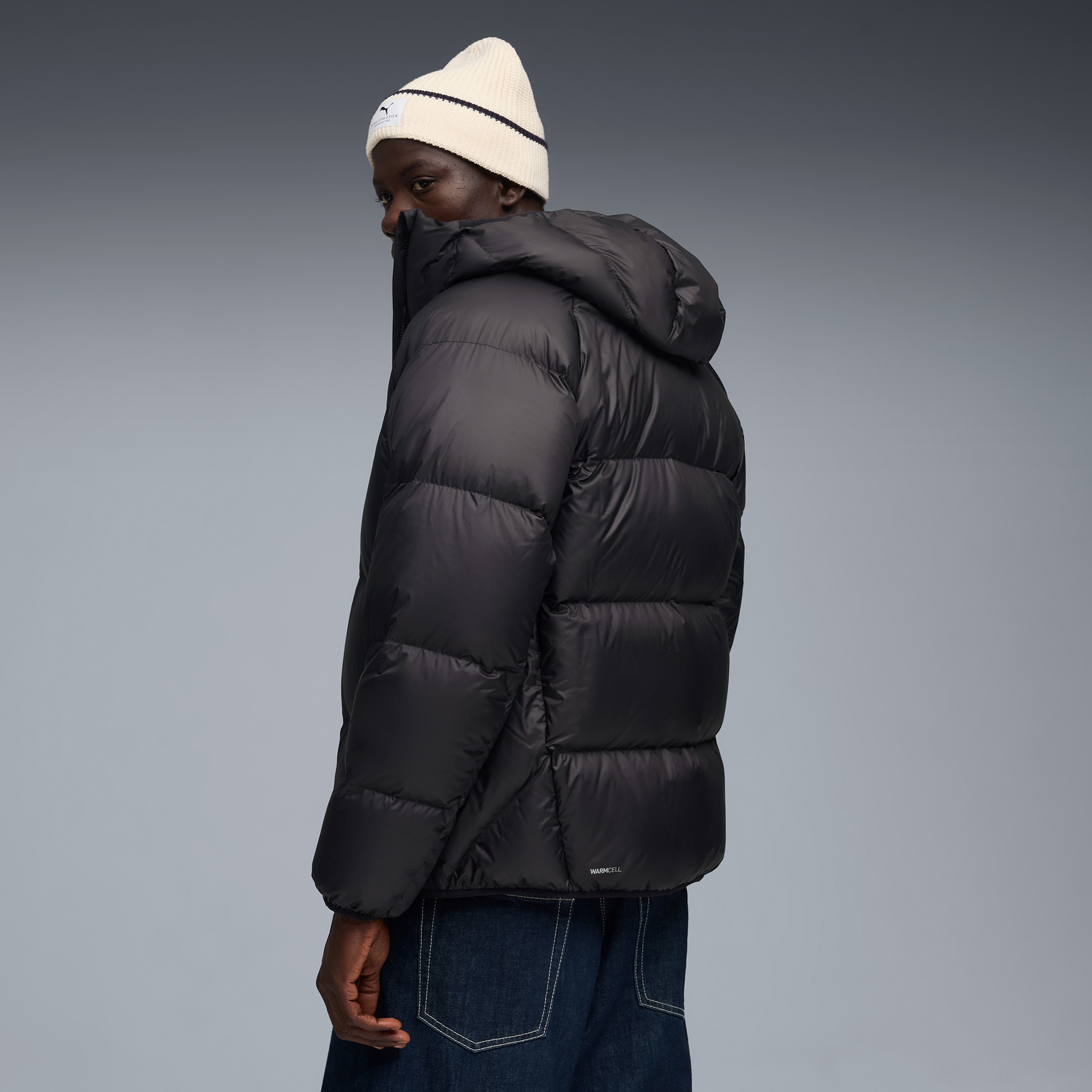 Puma Hooded Down Puffer  Erkek Siyah Mont