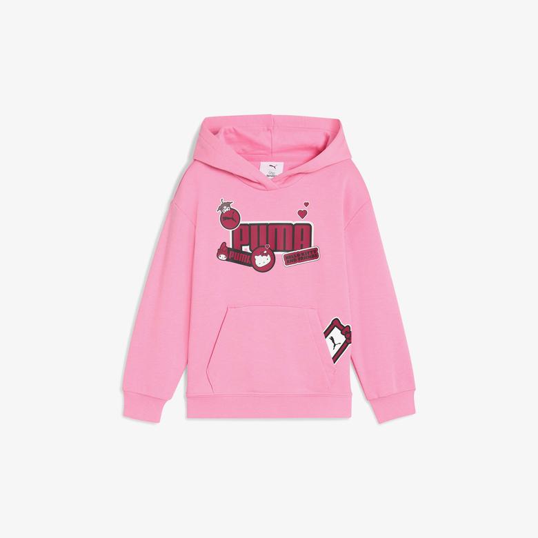 Puma  X HK&FR Graphic  Çocuk Pembe Sweatshirt