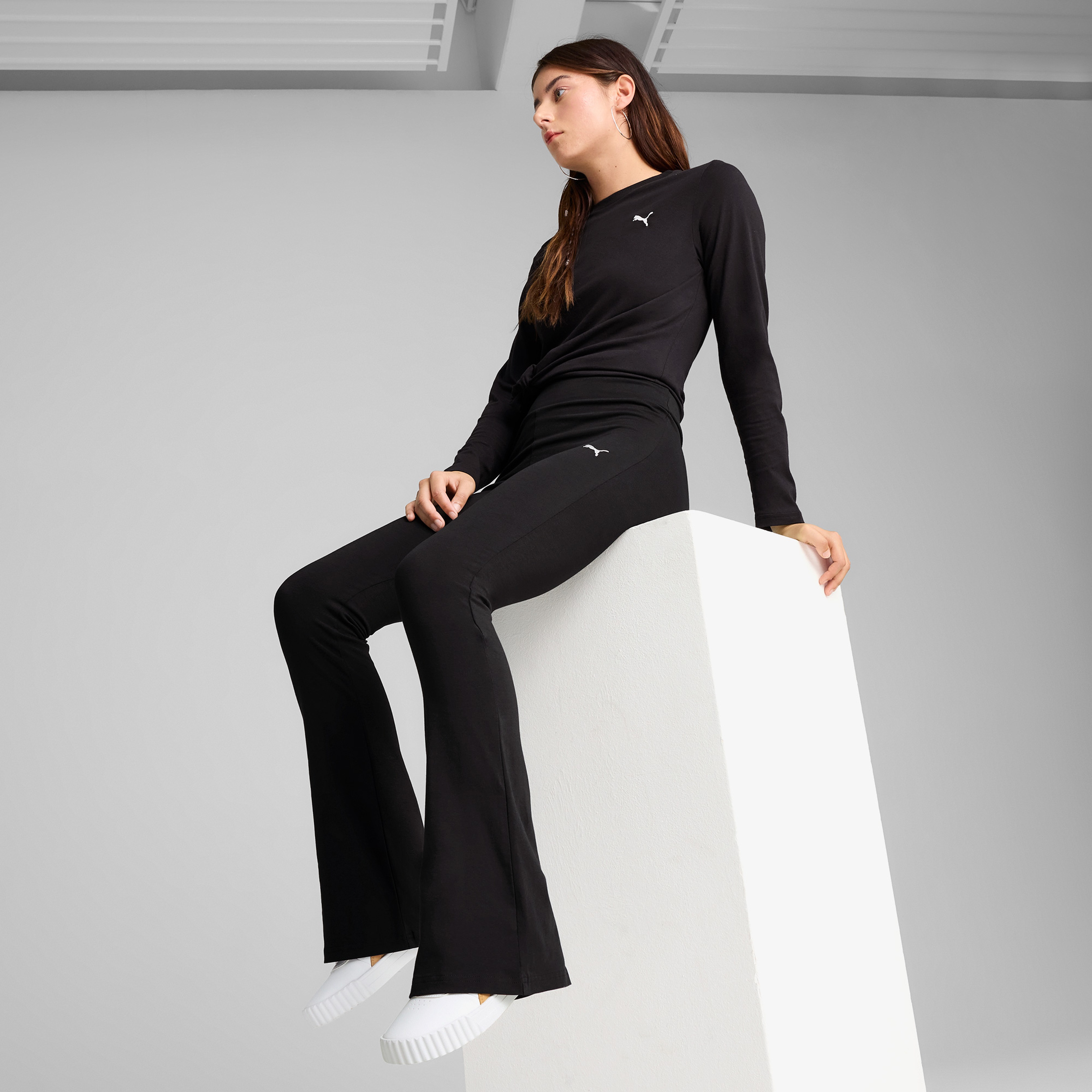 Puma Ess  Leggings Kadın Siyah Tayt