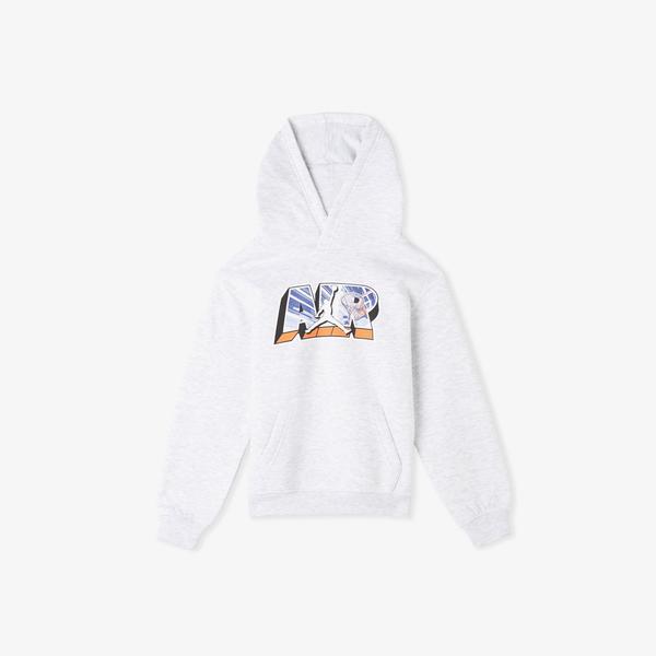 Jordan Air Postcard Pullover Çocuk Gri Sweatshirt