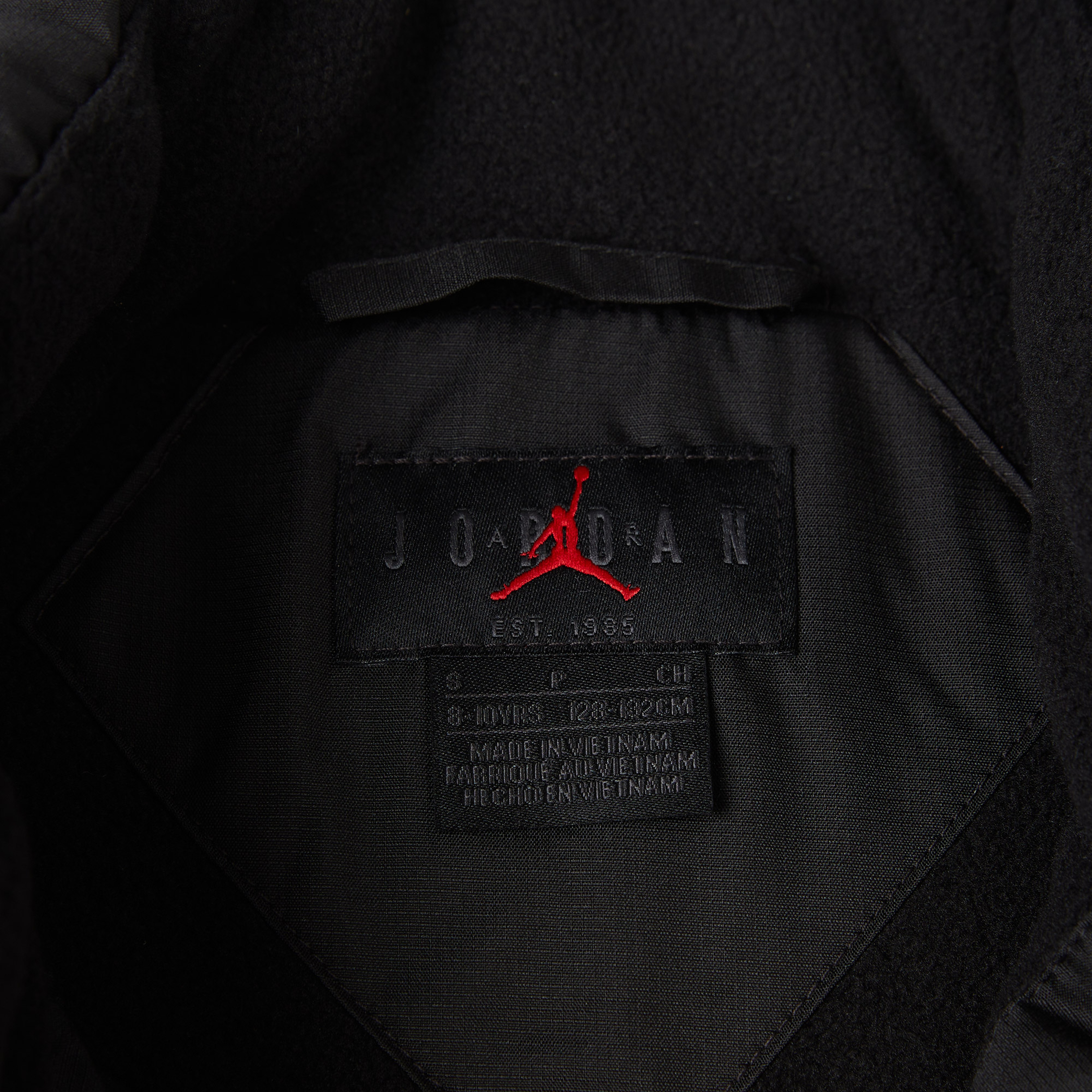 Jordan Puffer Filled Çocuk Siyah Yelek