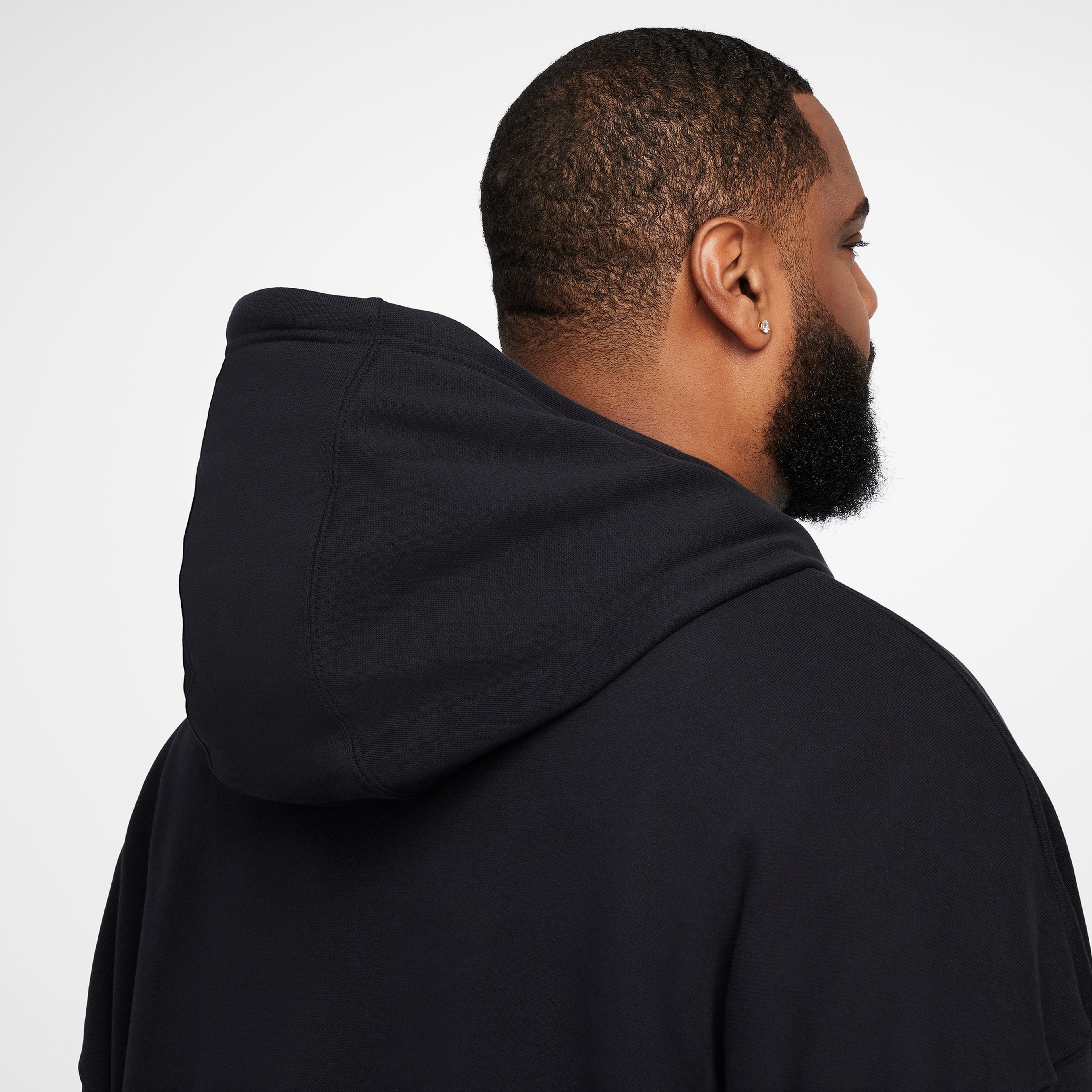 Nike Club Fleece Erkek Siyah Sweatshirt