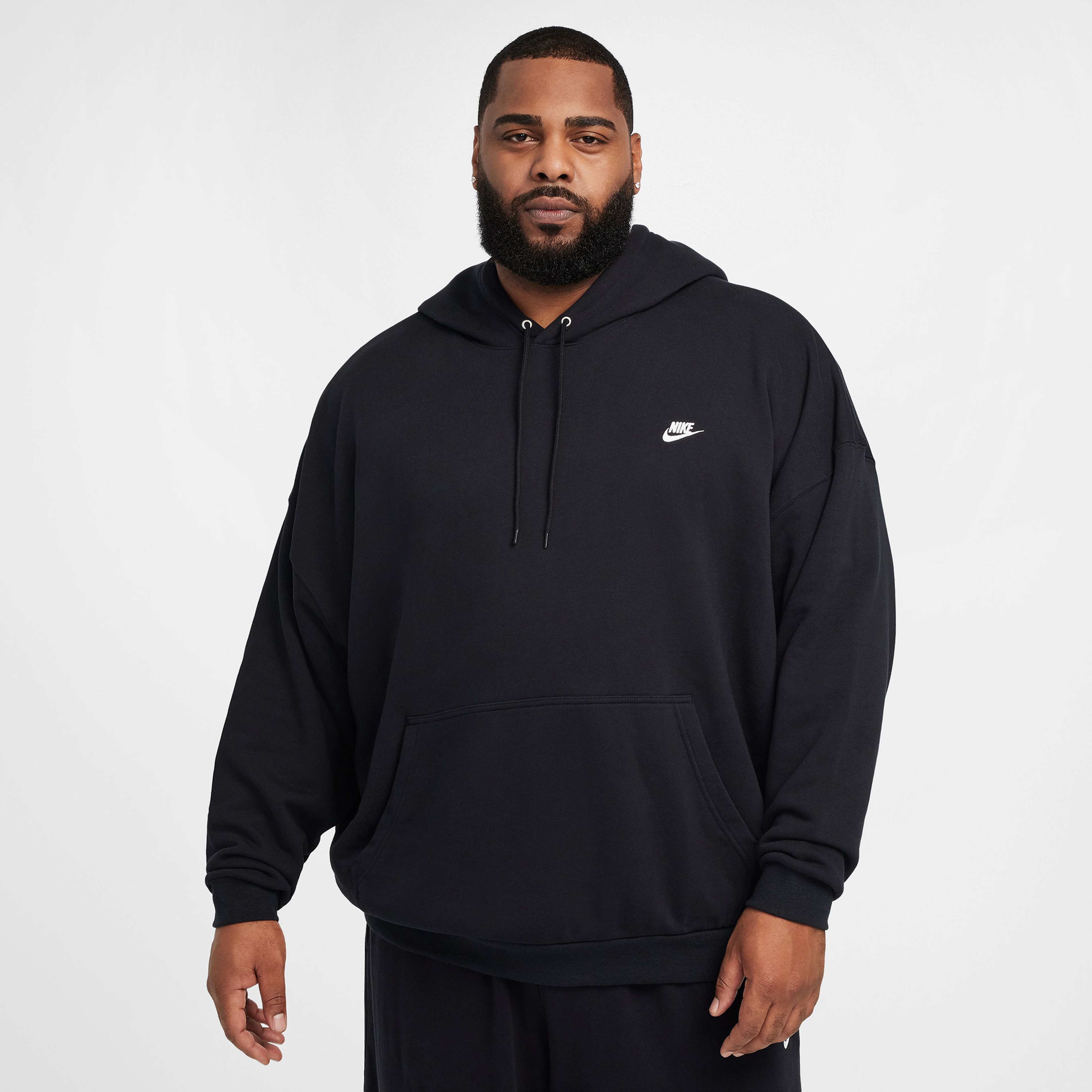 Nike Club Fleece Erkek Siyah Sweatshirt