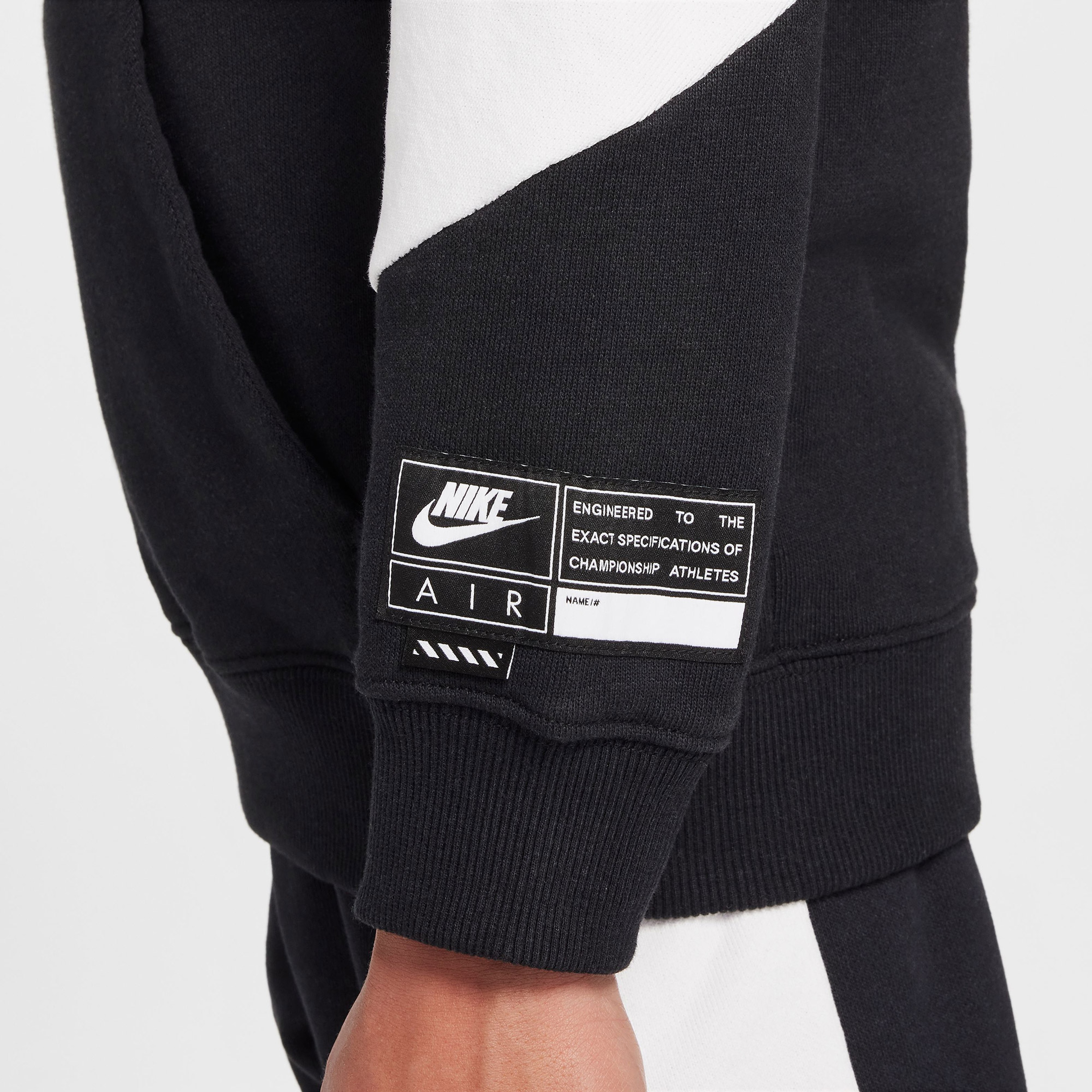 Nike Air Fleece Genç Çocuk Siyah Sweatshirt