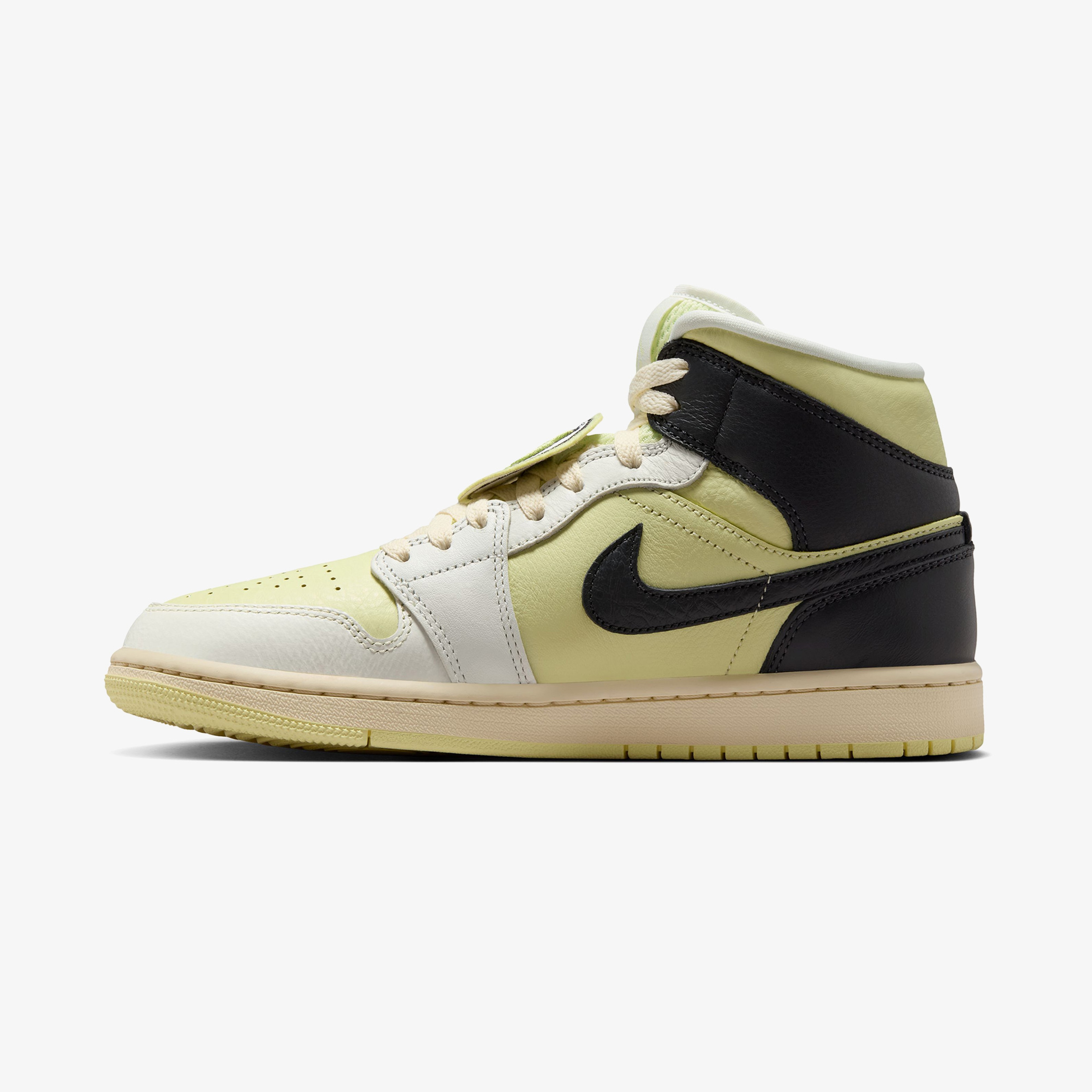 Jordan Sport Air Jordan 1 Mid SE Kadın Krem Spor Ayakkabı