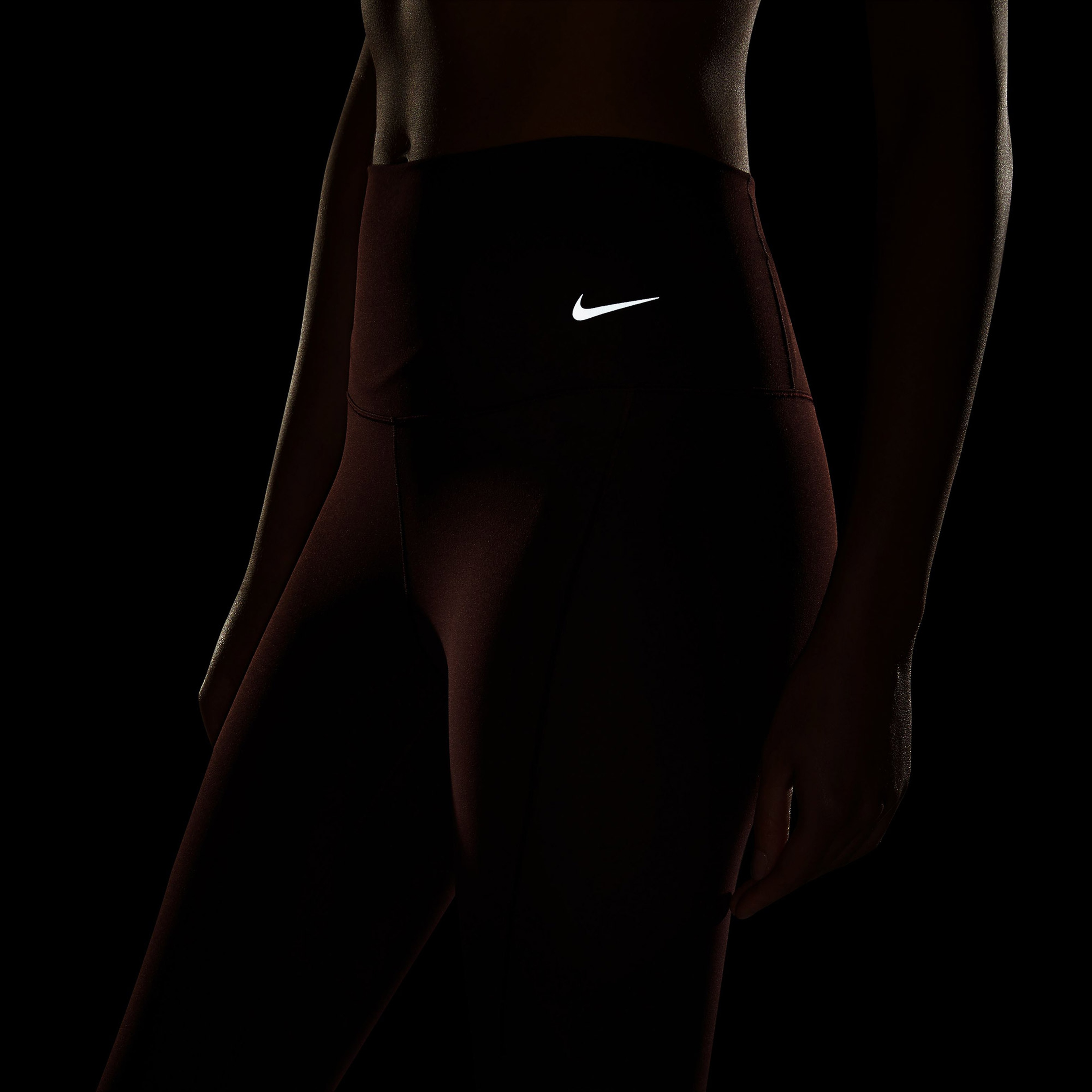 Nike Df Zenvy Hr Tght Kadın Siyah Tayt