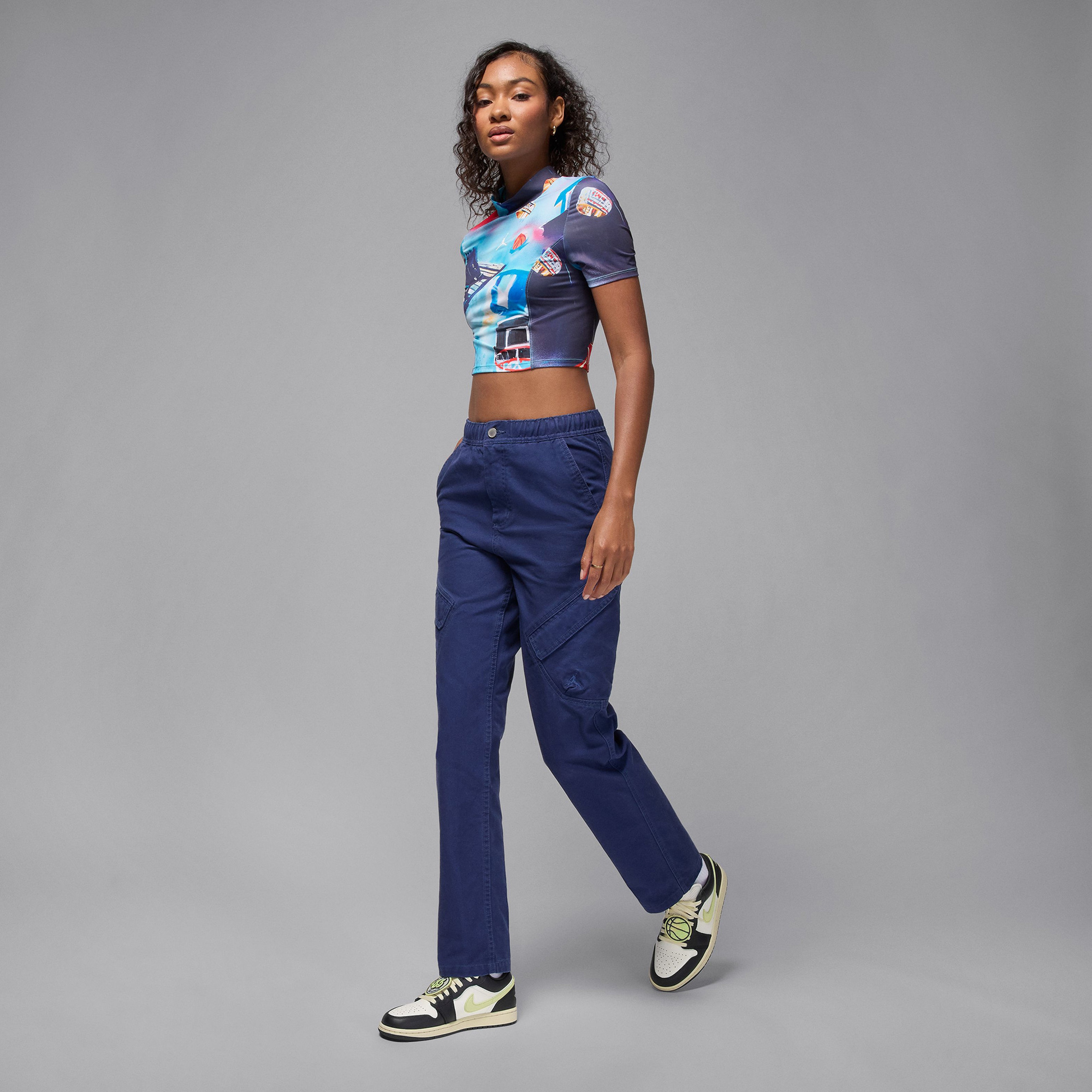 Jordan Sport Air Jordan 1 Low SE Kadın Siyah Spor Ayakkabı