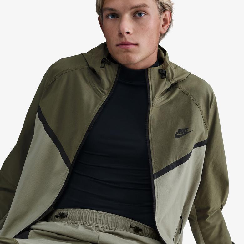 Nike Tch Wvn Wr Fz Jkt Erkek Siyah Ceket