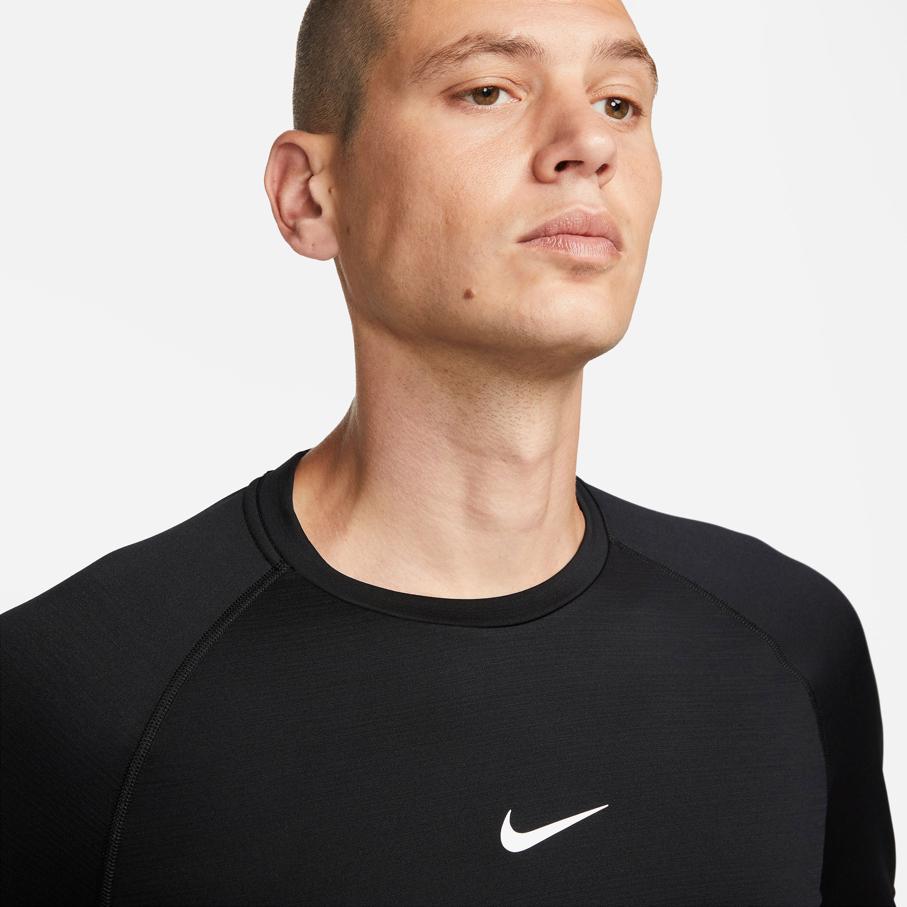 Nike Pro Warm Erkek Siyah Sweatshirt