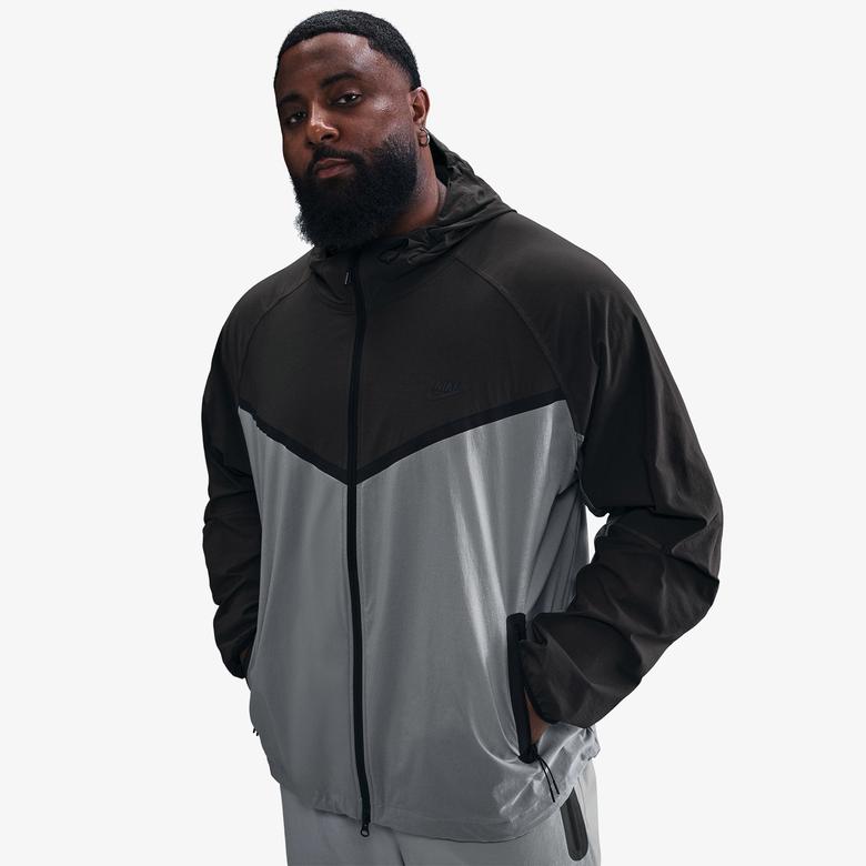 Nike Tch Wvn Wr Fz Jkt Erkek Siyah Ceket