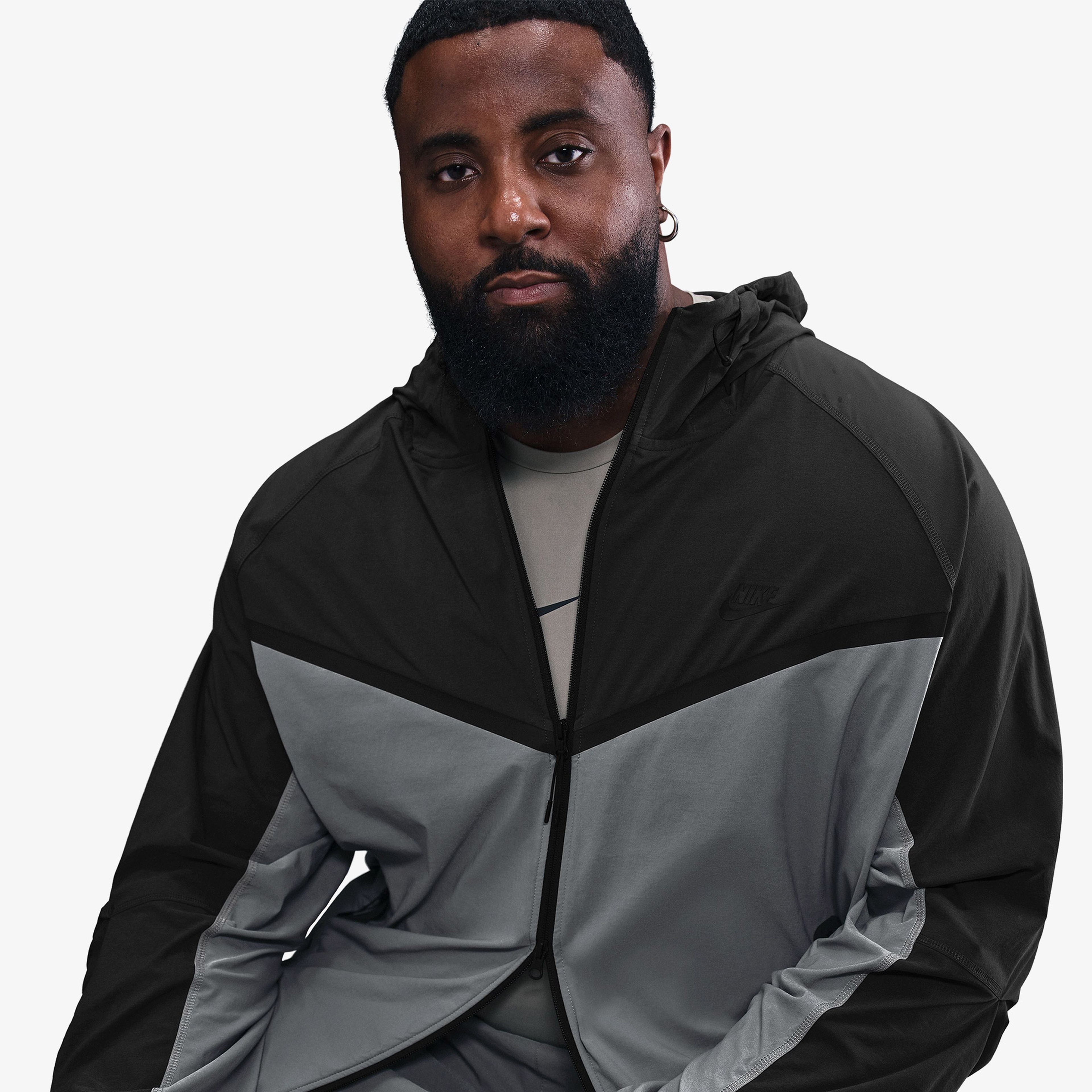 Nike Tch Wvn Wr Fz Jkt Erkek Siyah Ceket