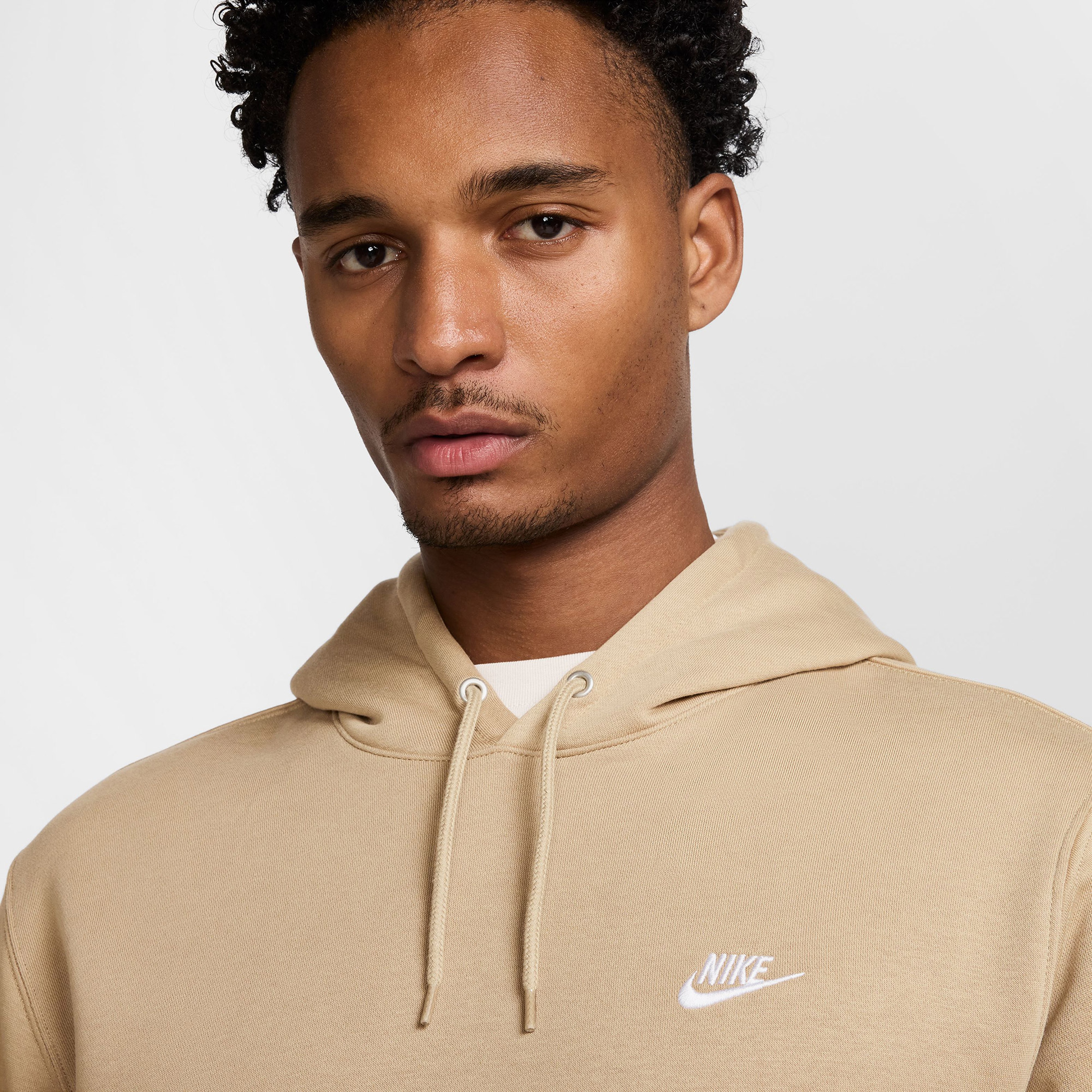 Nike Club Erkek Bej Sweatshirt