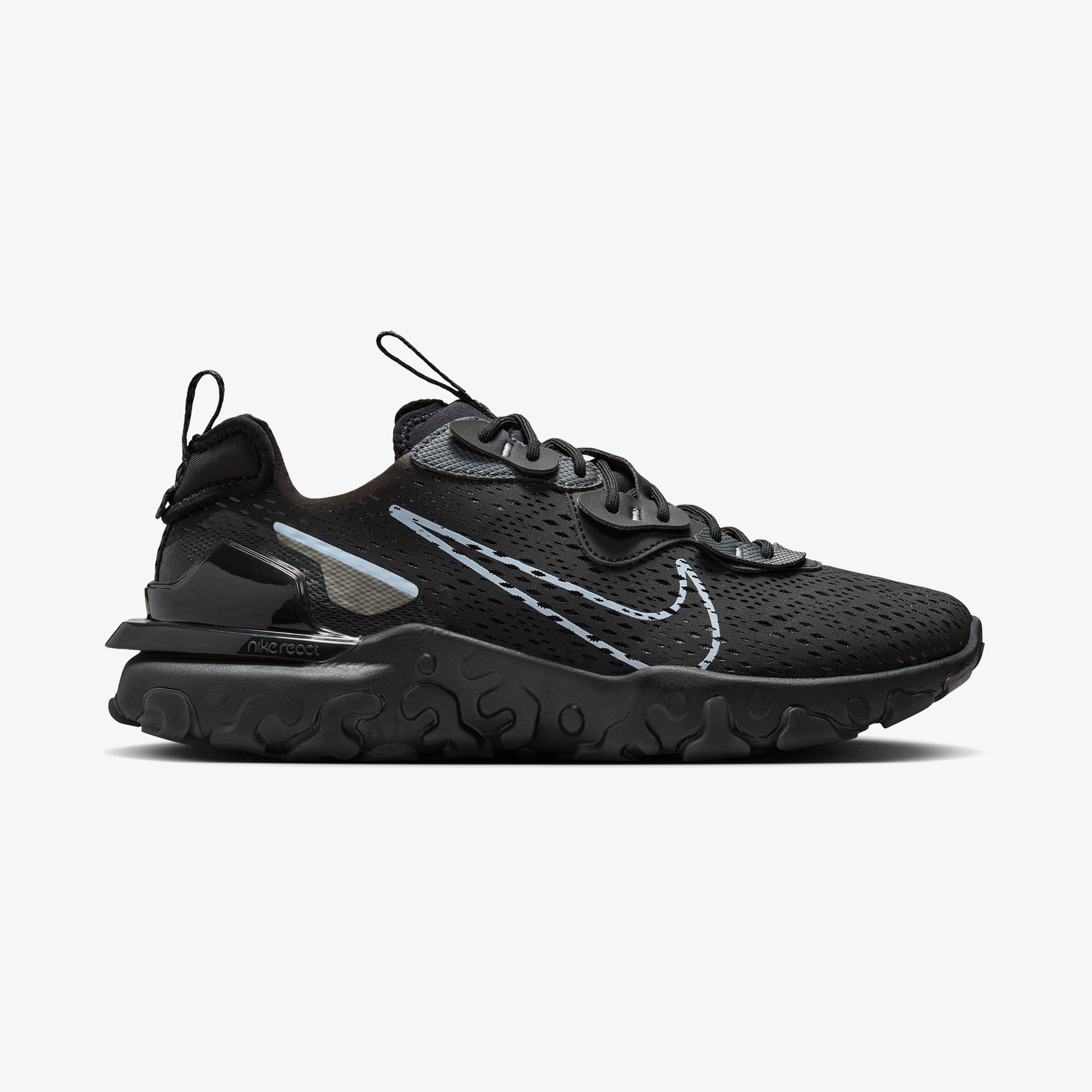 Nike React Vision Erkek Siyah Spor Ayakkabı