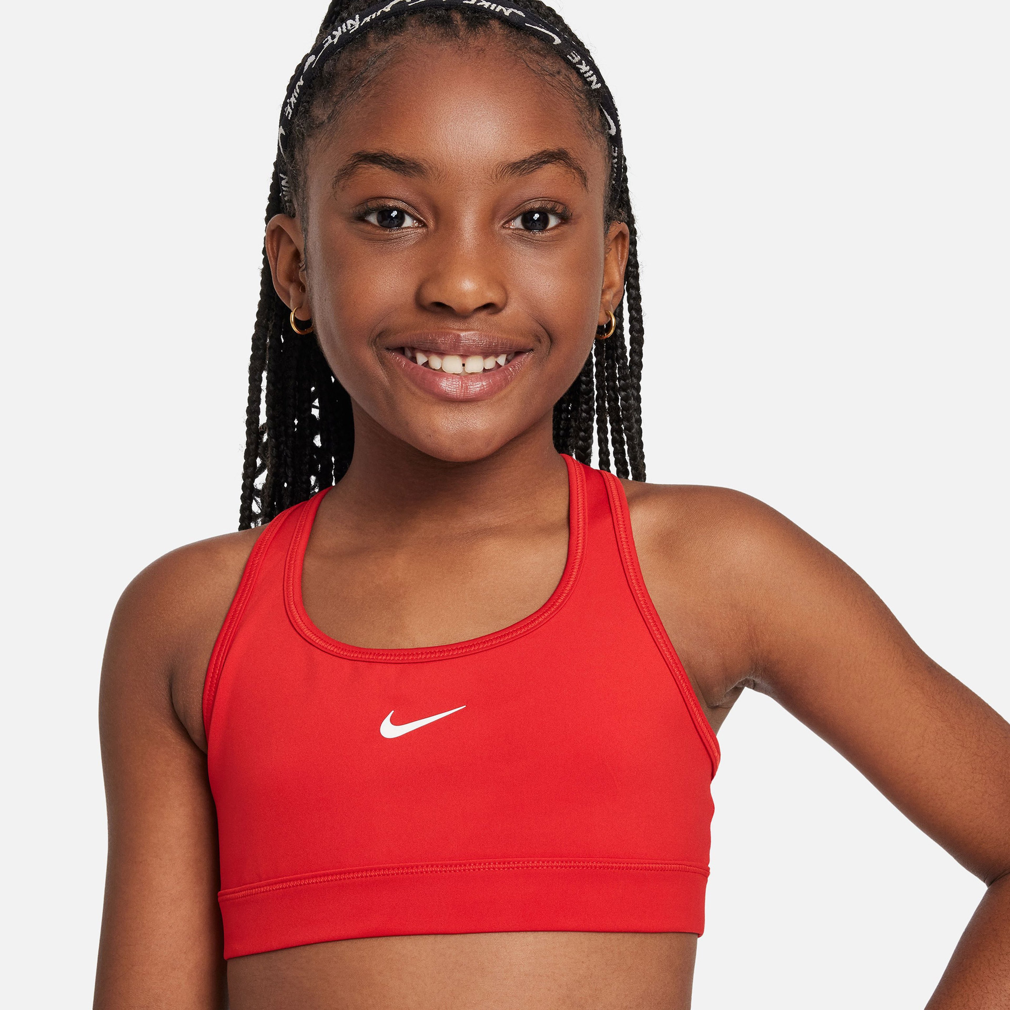 Nike G Nk Df Swoosh Bra Çocuk Beyaz Bra