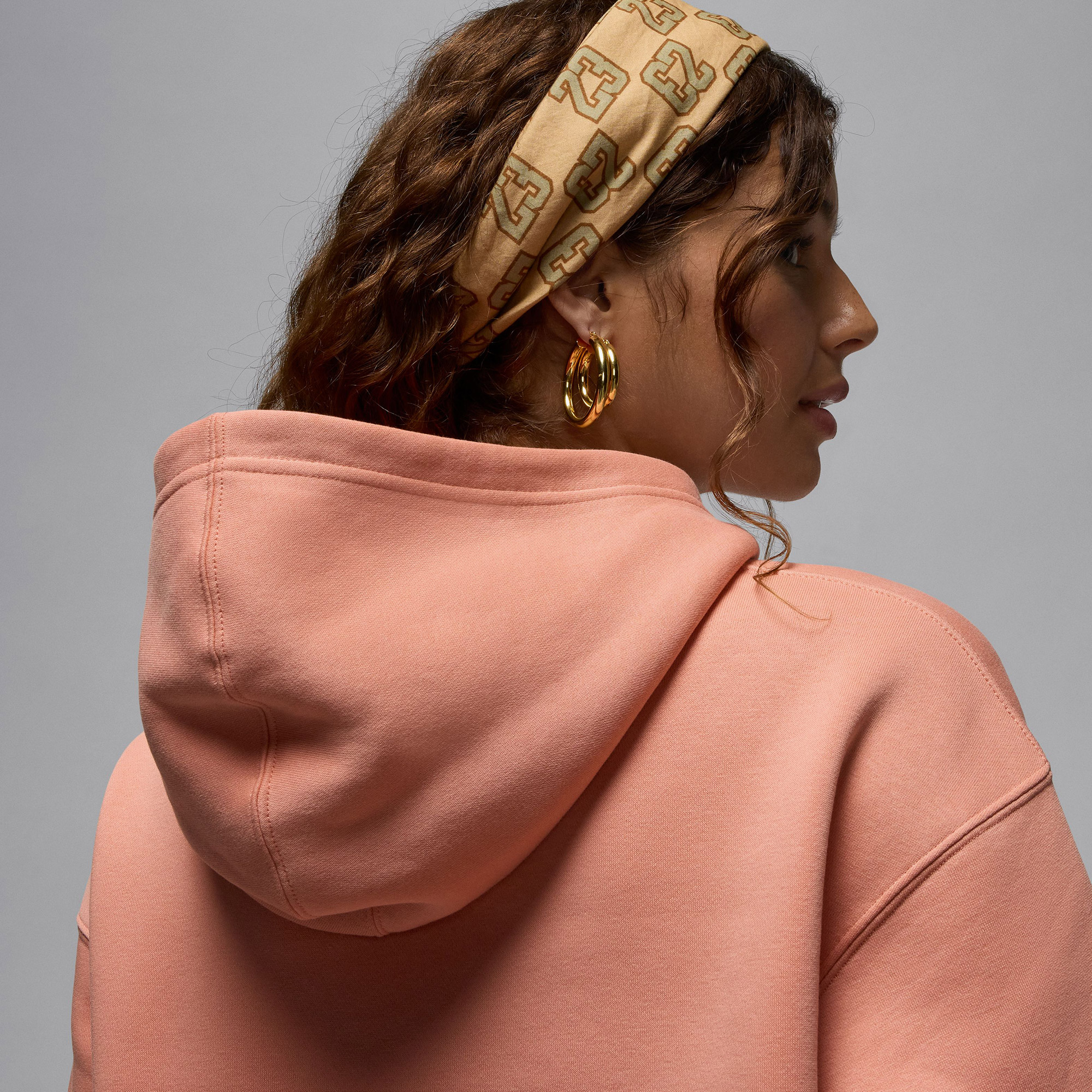 Jordan Brooklyn Fleece Kadın Turuncu Sweatshirt