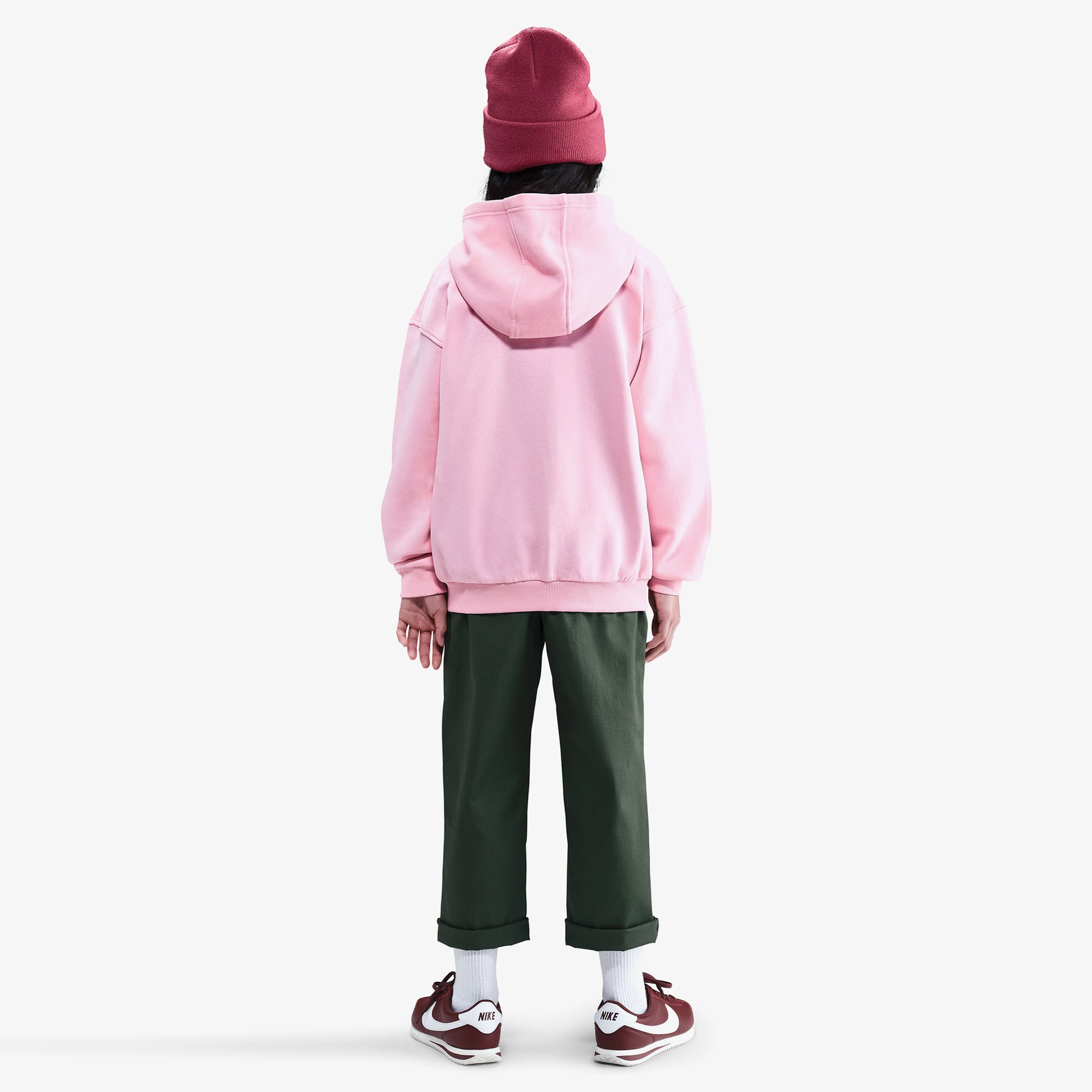 Nike Sportswear Club Fleece Genç Çocuk Pembe Sweatshirt