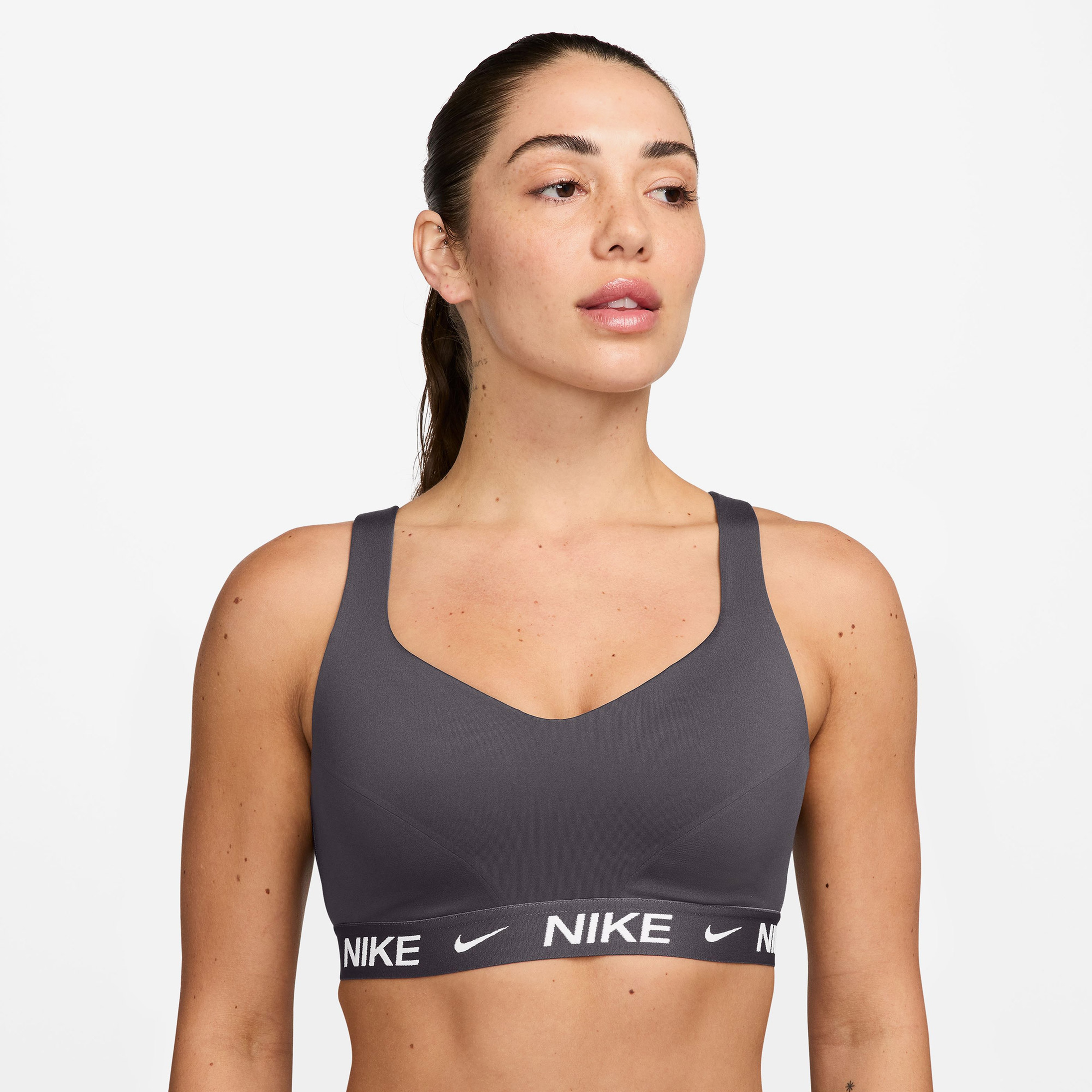 Nike Df indy Hgh Spt Bra Kadın Gri Bra