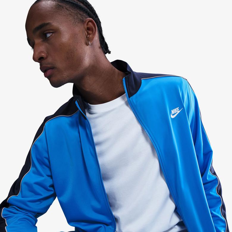 Nike Club Pk Trk Suit Erkek Beyaz Eşofman Takımı