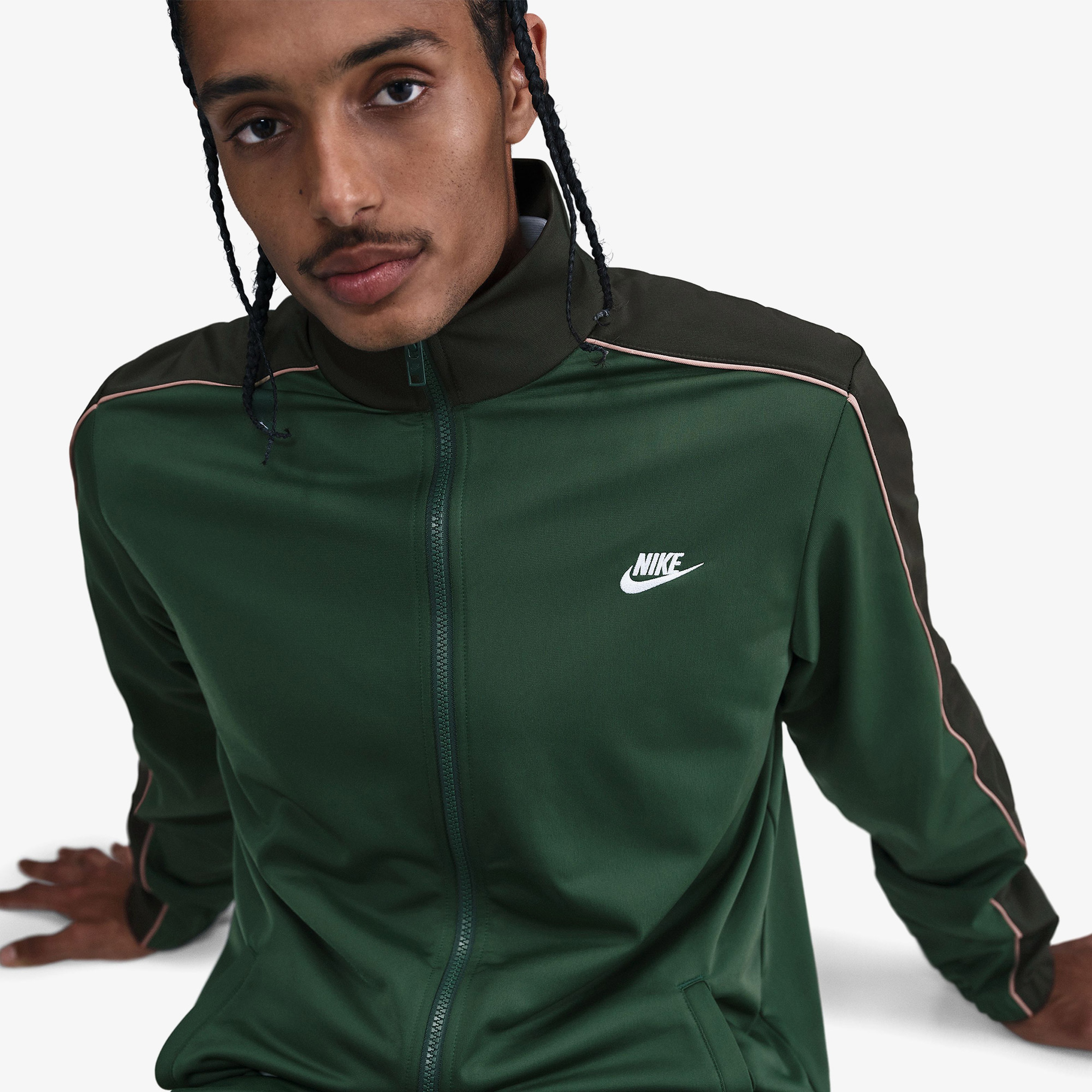Nike Club Pk Trk Suit Erkek Beyaz Eşofman Takımı