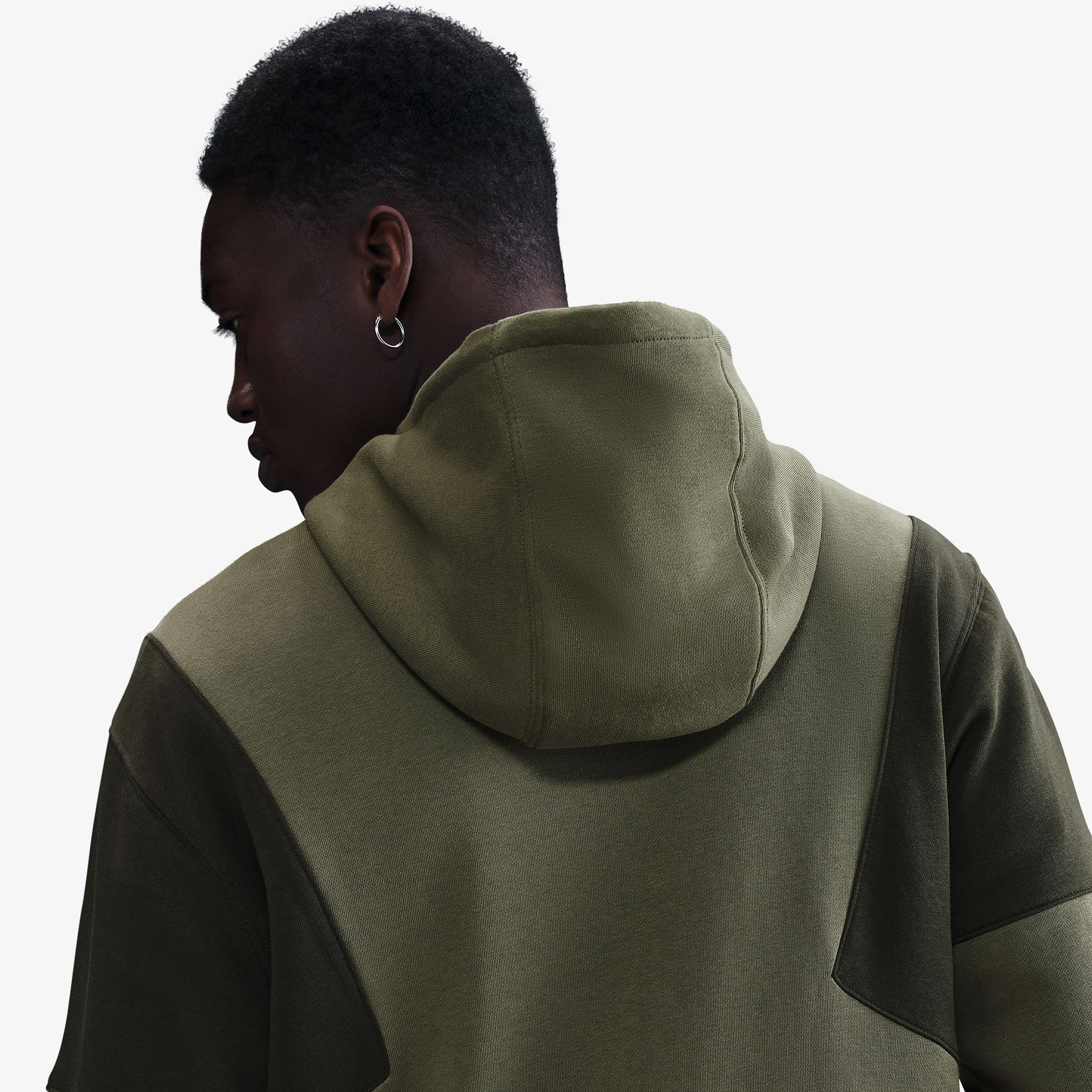 Nike Fleece Track Erkek Yeşil Sweatshirt