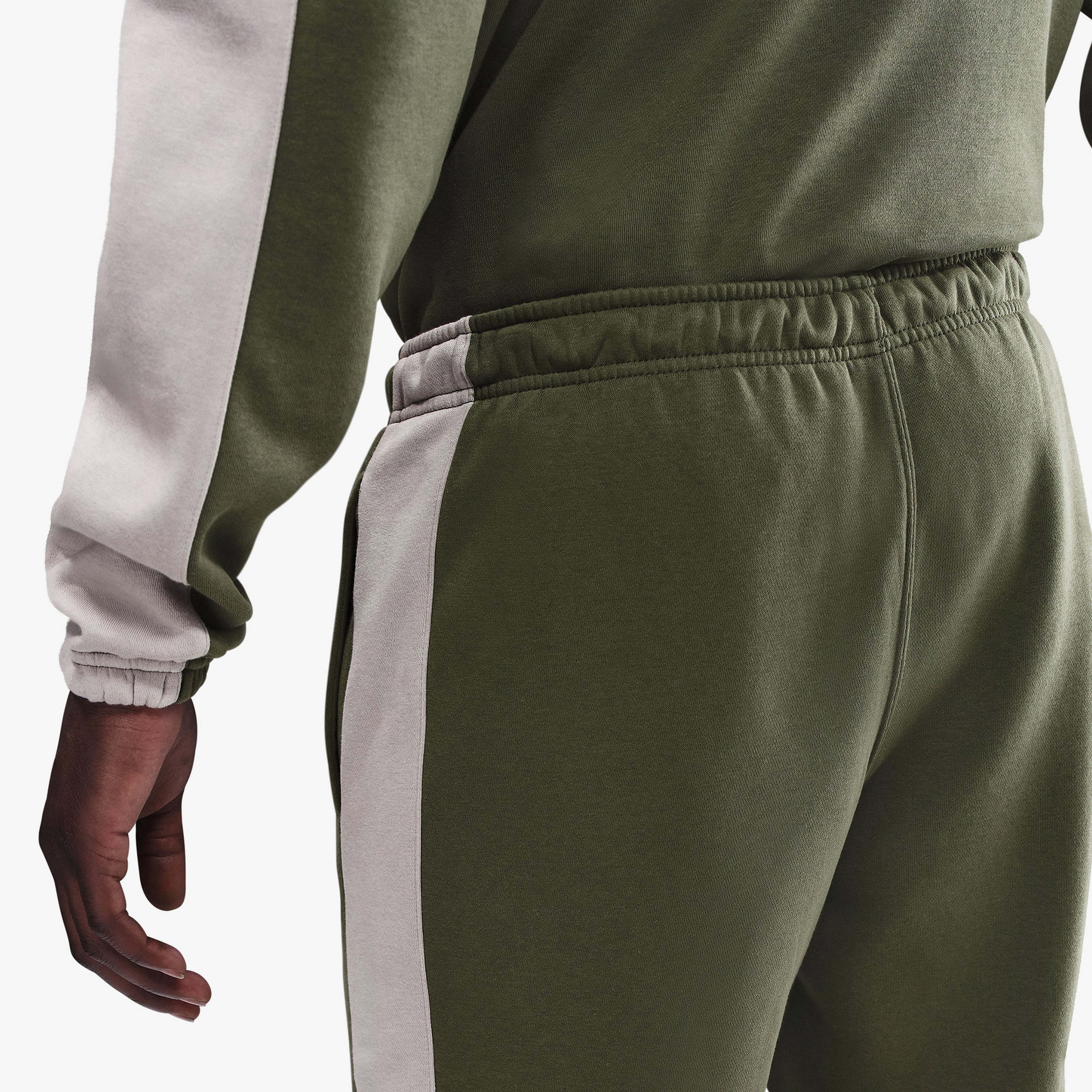 Nike Fleece Track Erkek Yeşil Sweatshirt
