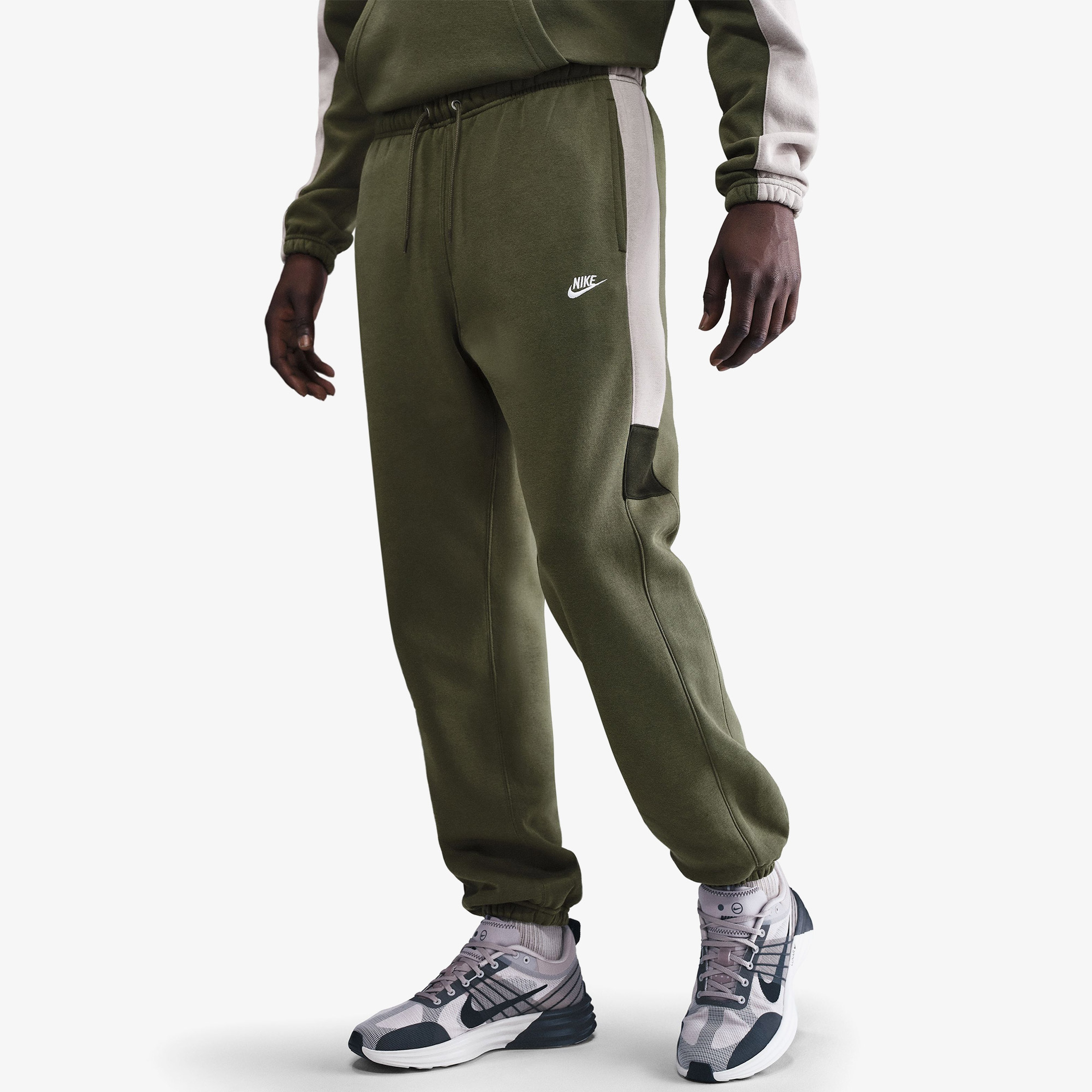 Nike Fleece Track Erkek Yeşil Sweatshirt