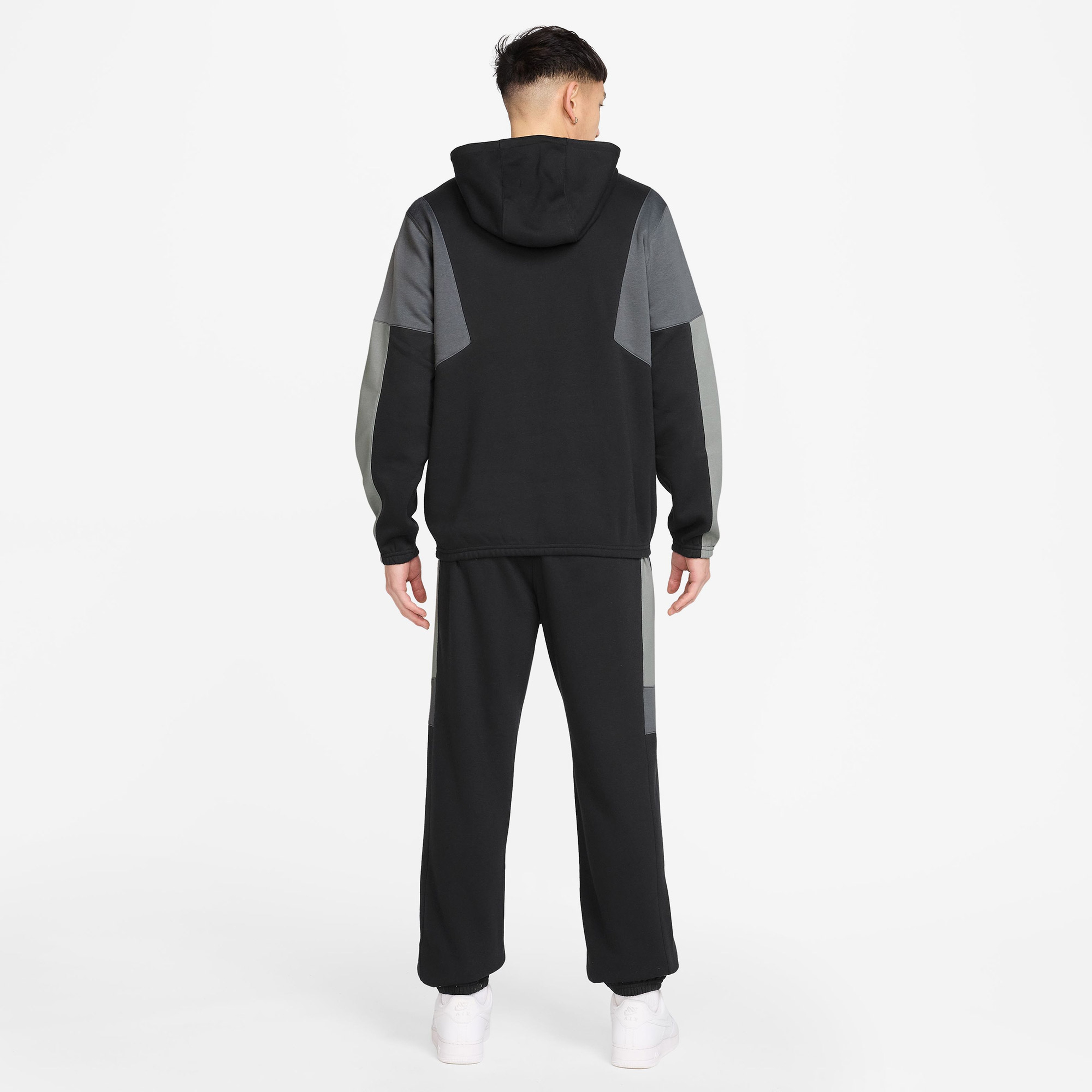 Nike Fleece Track Erkek Siyah Sweatshirt