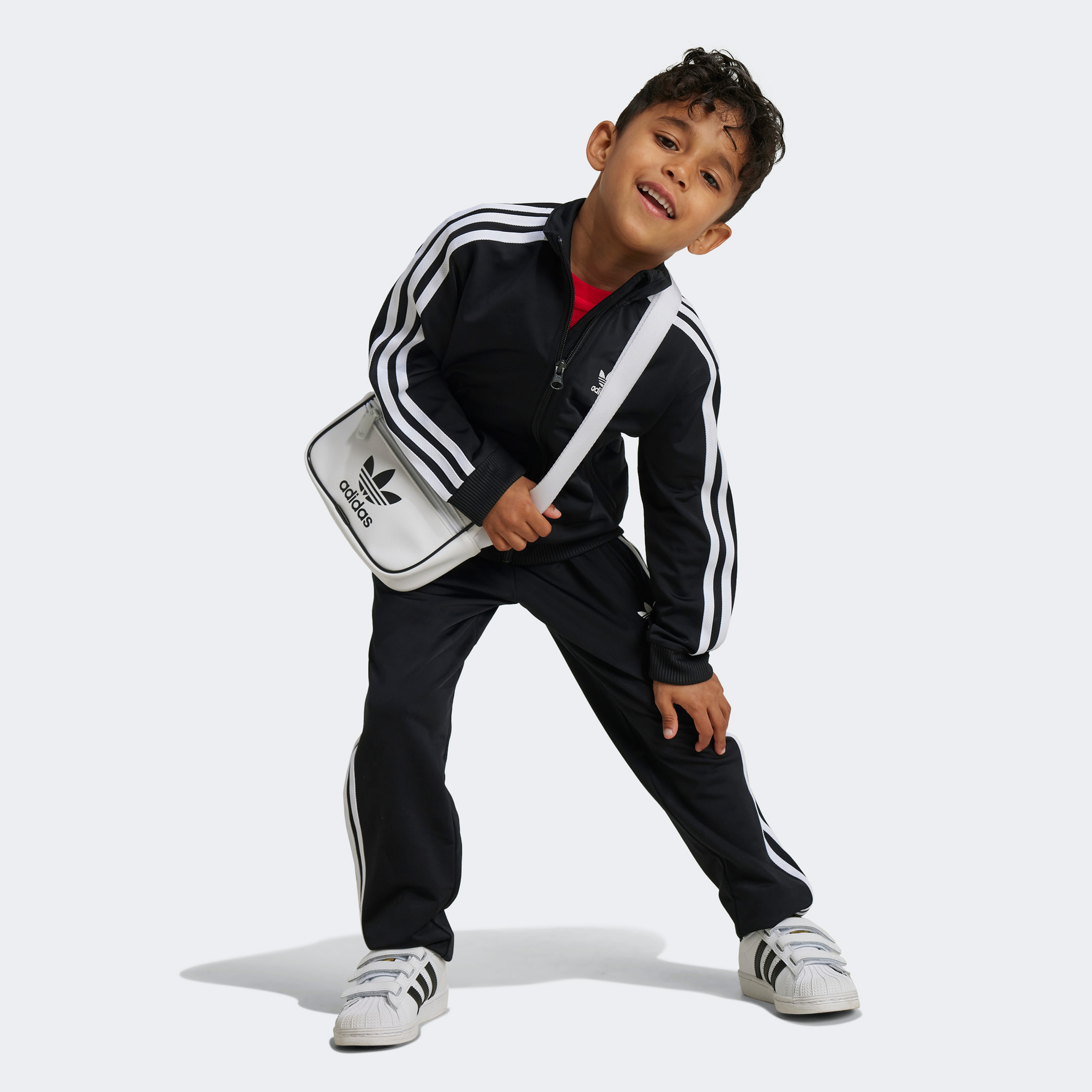 adidas Firebird Ts Çocuk Siyah Eşofman Takımı