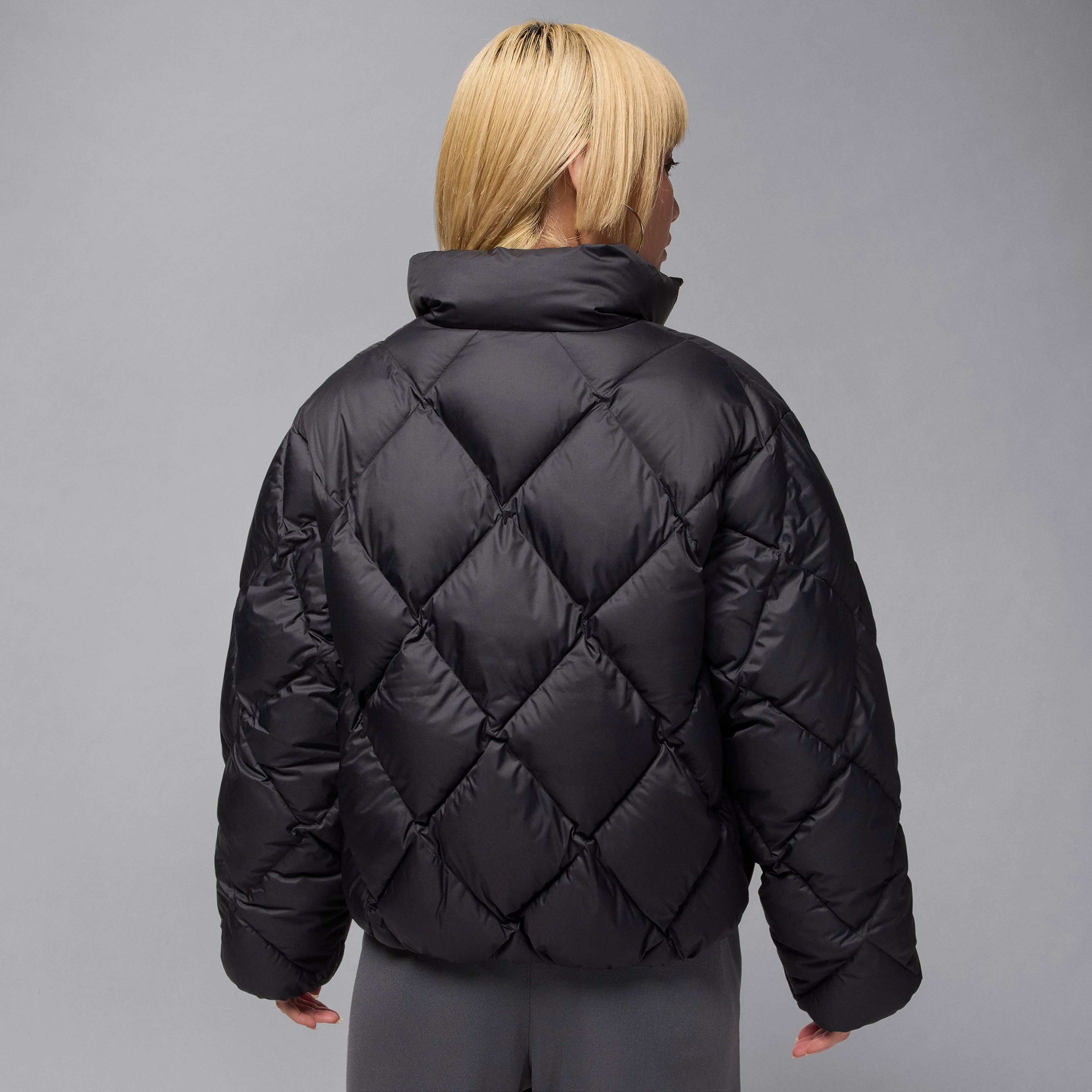 Jordan Brooklyn Puffer Kadın Siyah Ceket