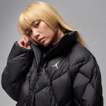 Jordan Brooklyn Puffer Kadın Siyah Ceket