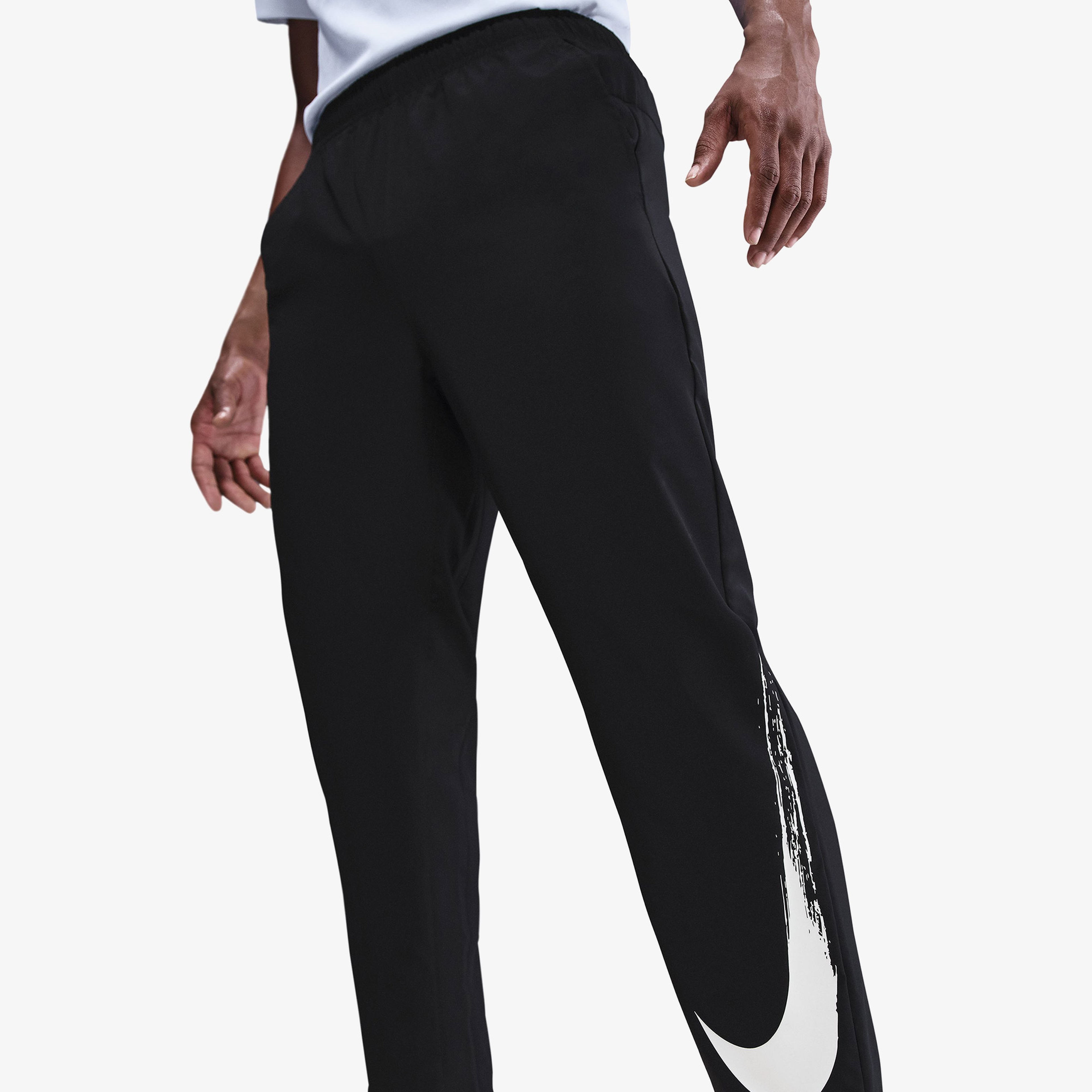 Nike Df Form Pant Alt Gfx Erkek Beyaz Eşofman Altı