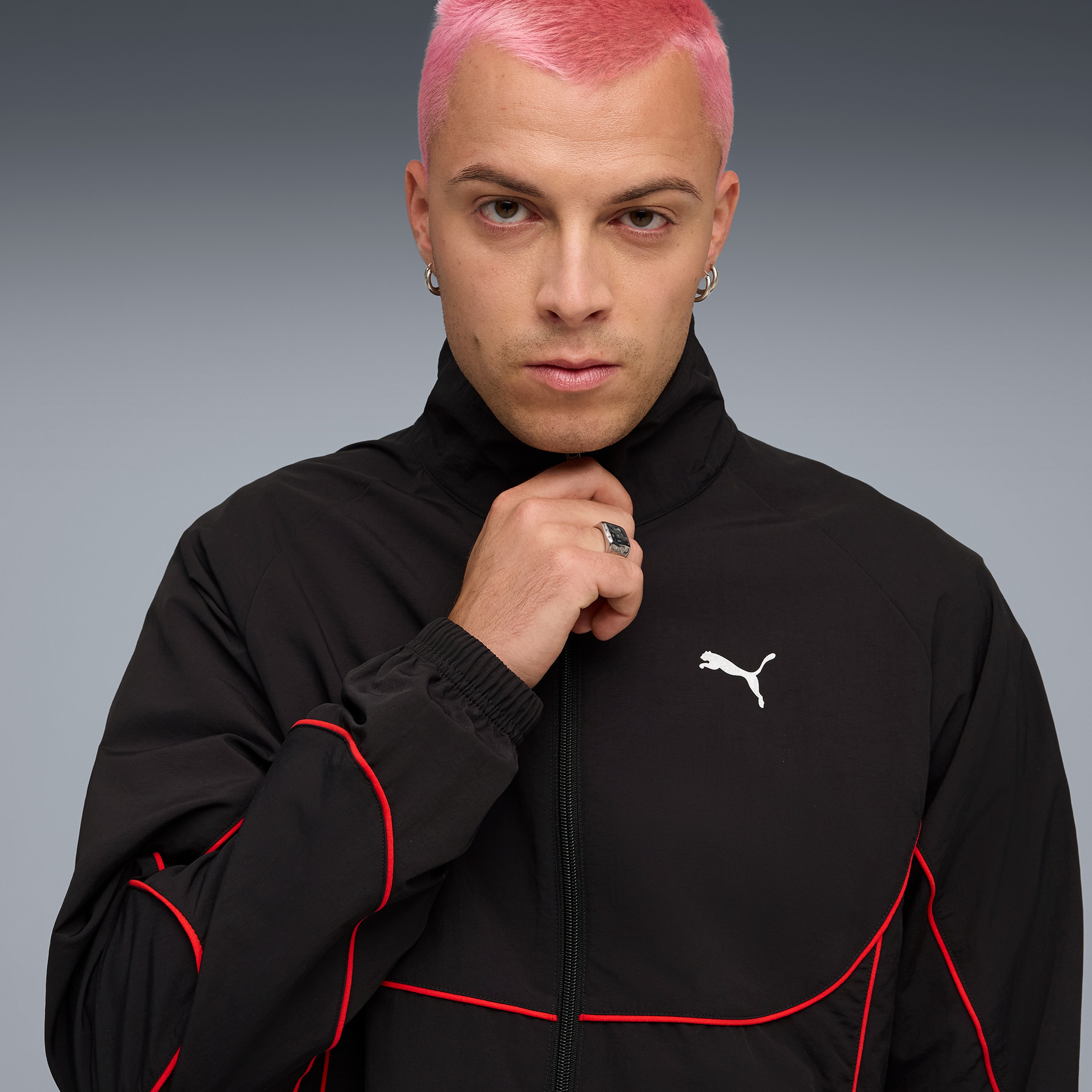 Puma tech-X Track Erkek Siyah Ceket