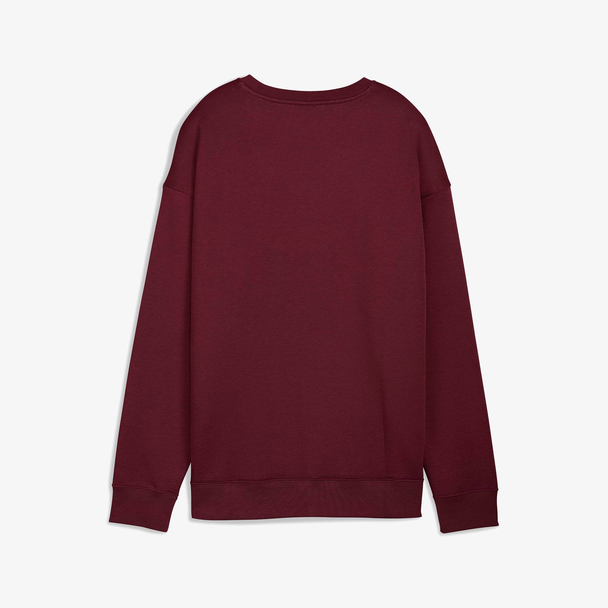 Puma Essential Small Logo Relaxed Crew Kadın Kırmızı Sweatshirt