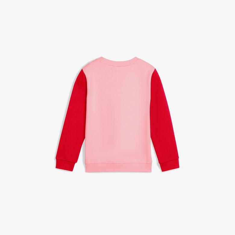 Puma Little Runners Crew Çocuk Pembe Sweatshirt