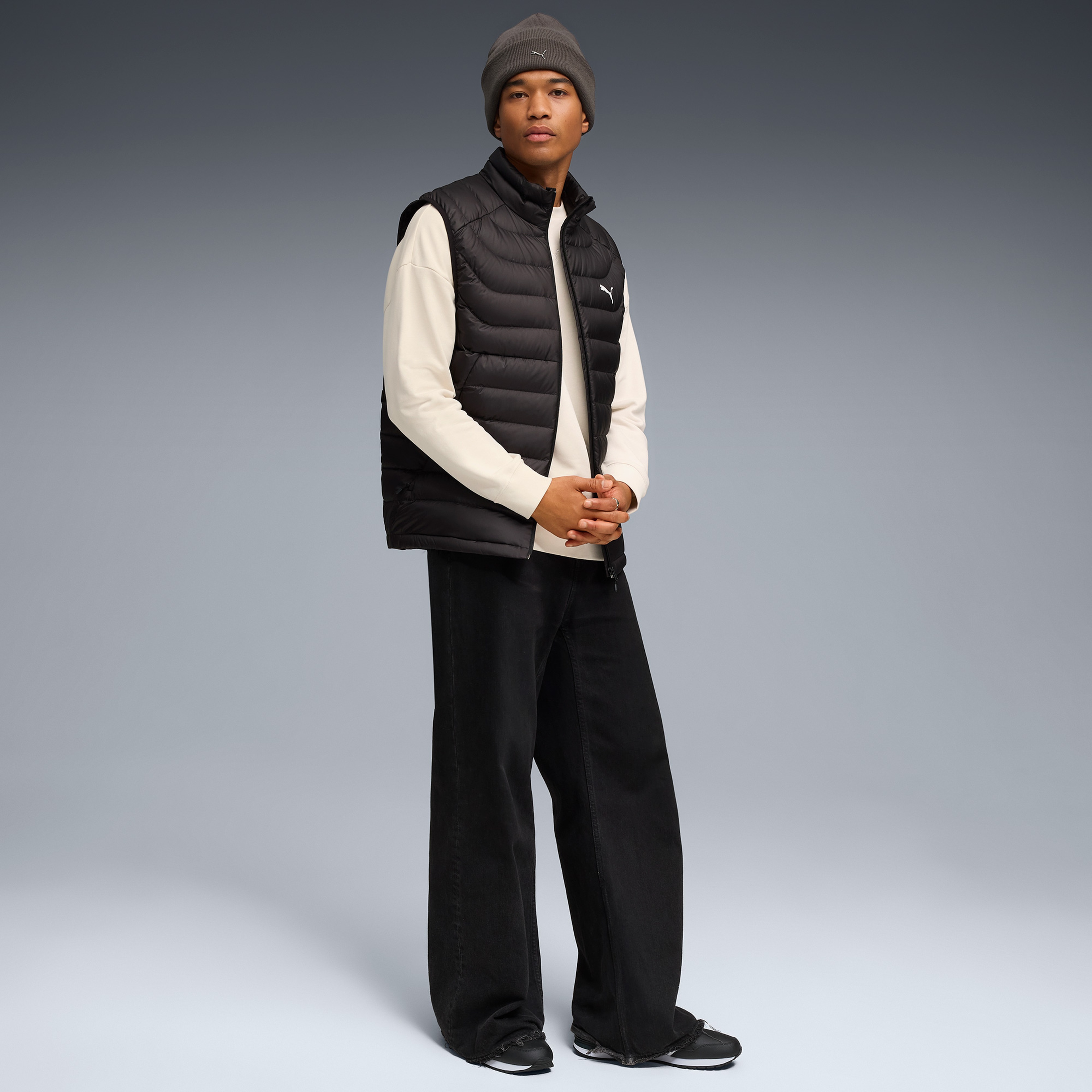 Puma Packlıte Down Vest Erkek Siyah Yelek