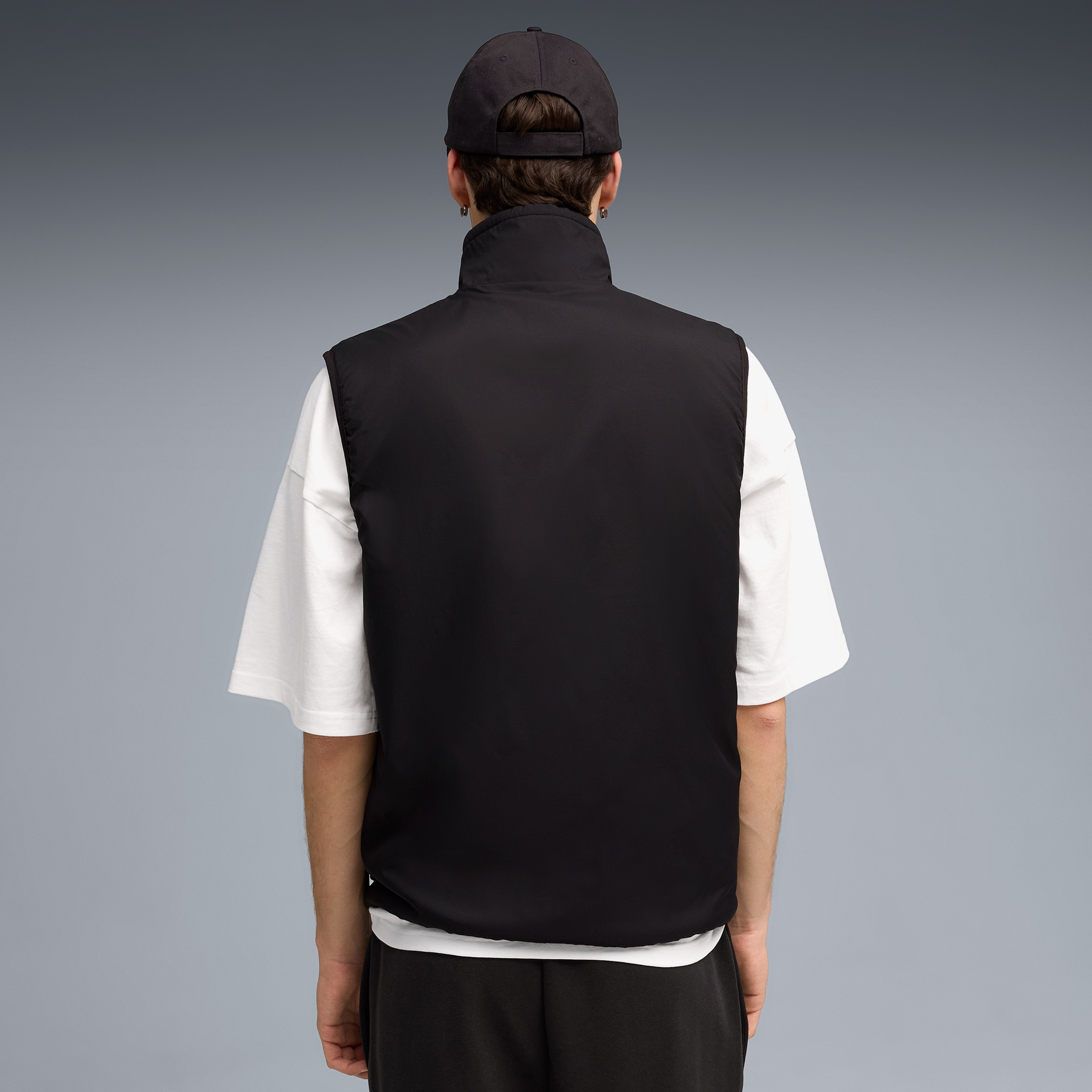 Puma Reversible Sherpa Vest Erkek Siyah Ceket