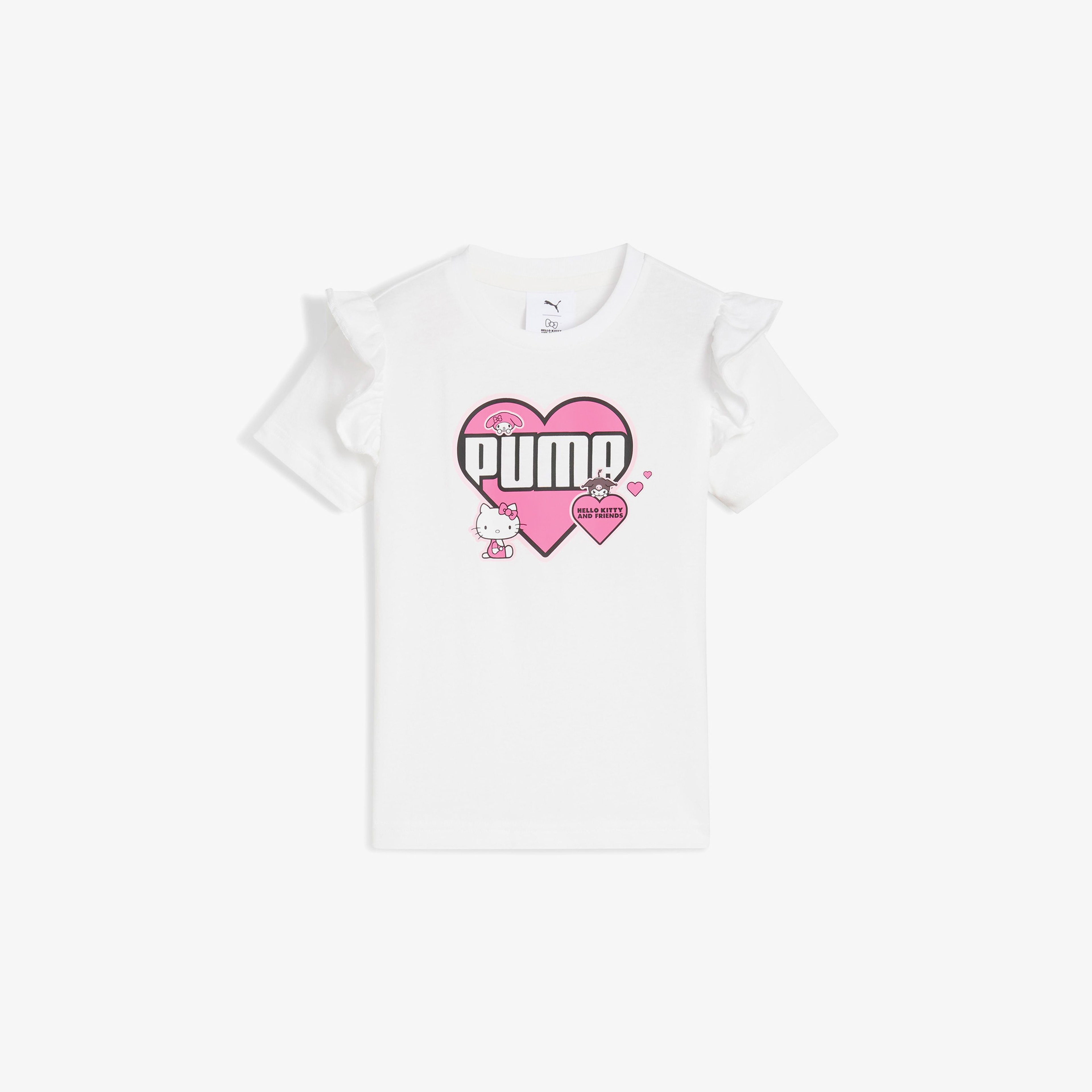 Puma  X HK&FR Ruffle  Çocuk Beyaz T-Shirt