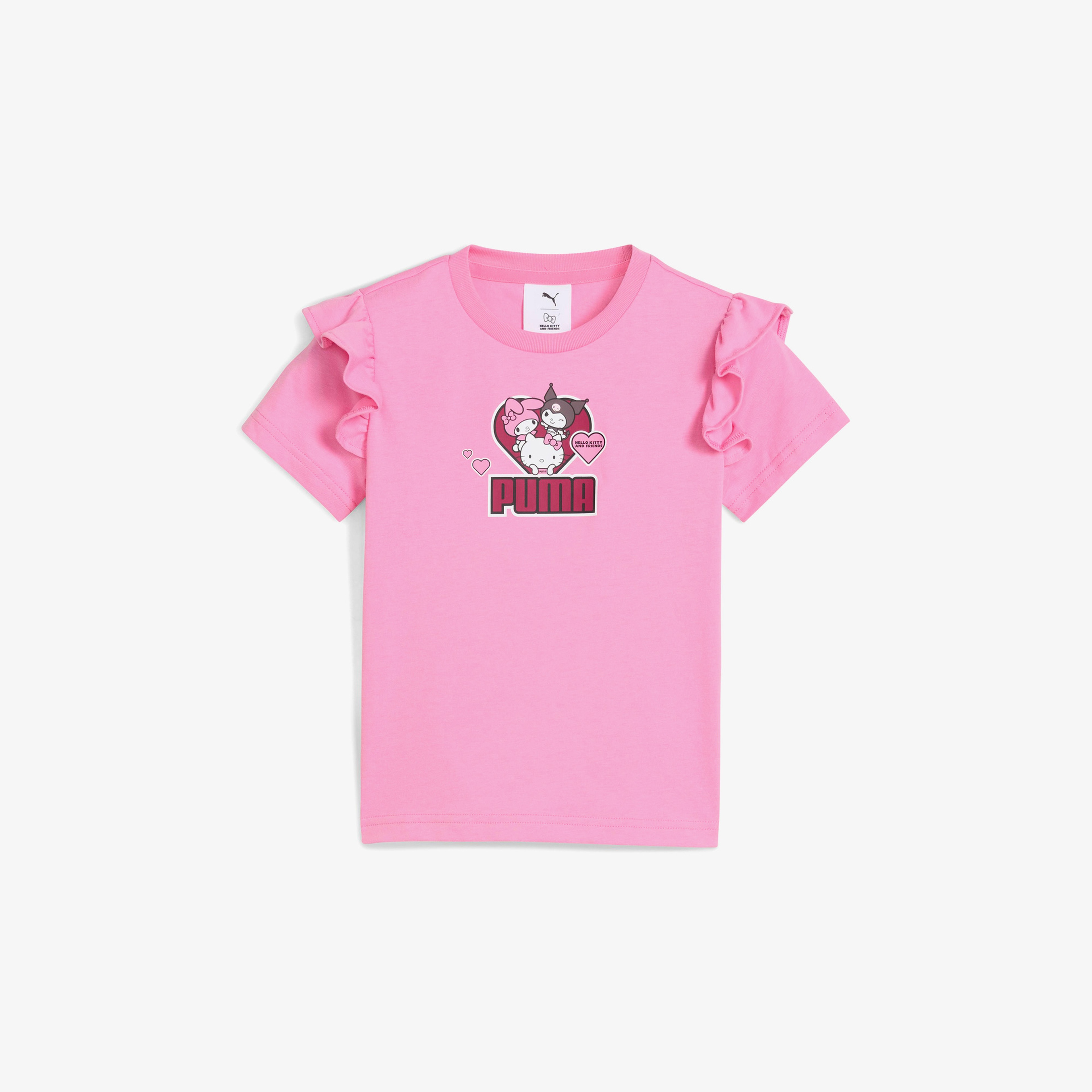 Puma  X HK&FR Ruffle  Çocuk Pembe T-Shirt