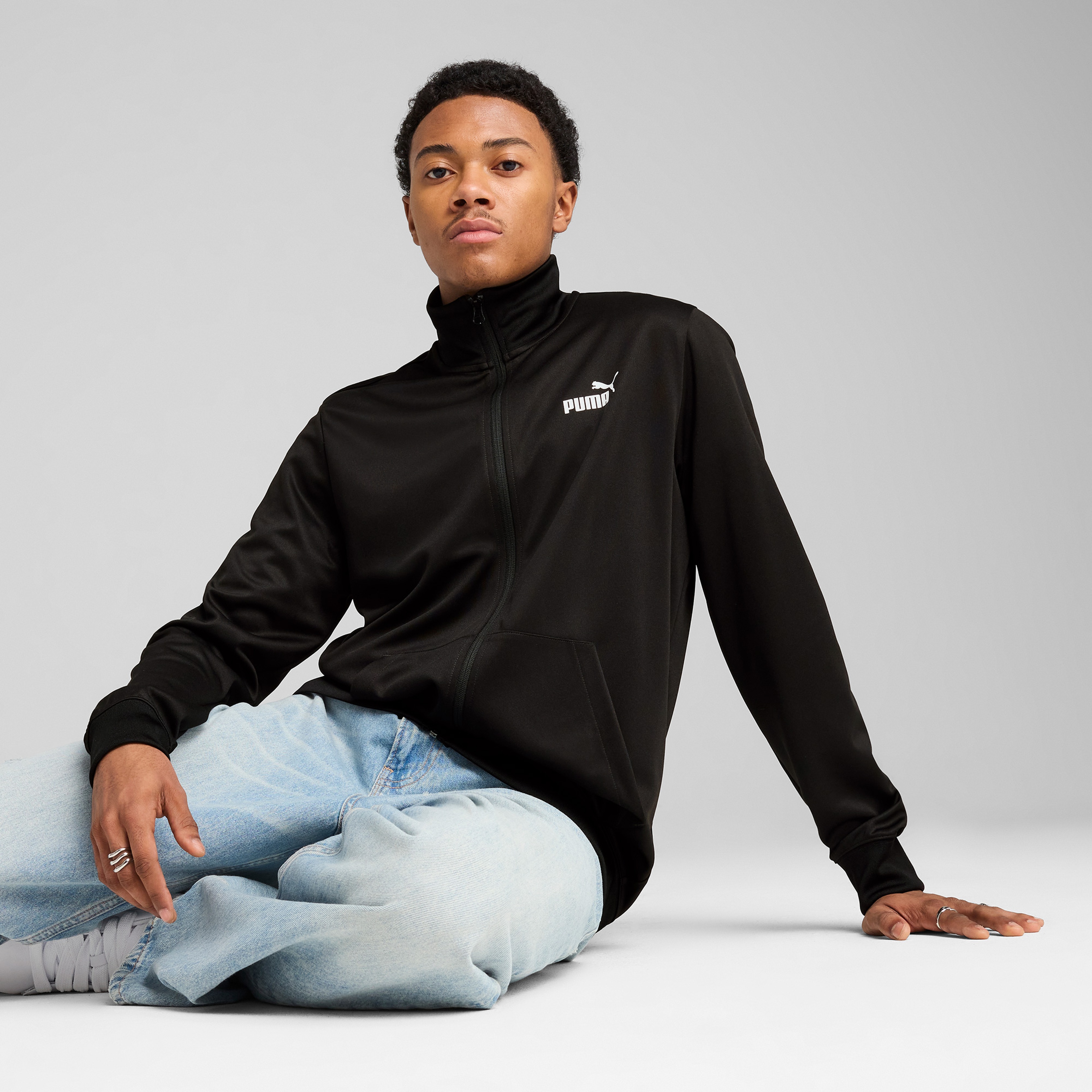 Puma Ess Poly Track  Erkek Siyah Ceket