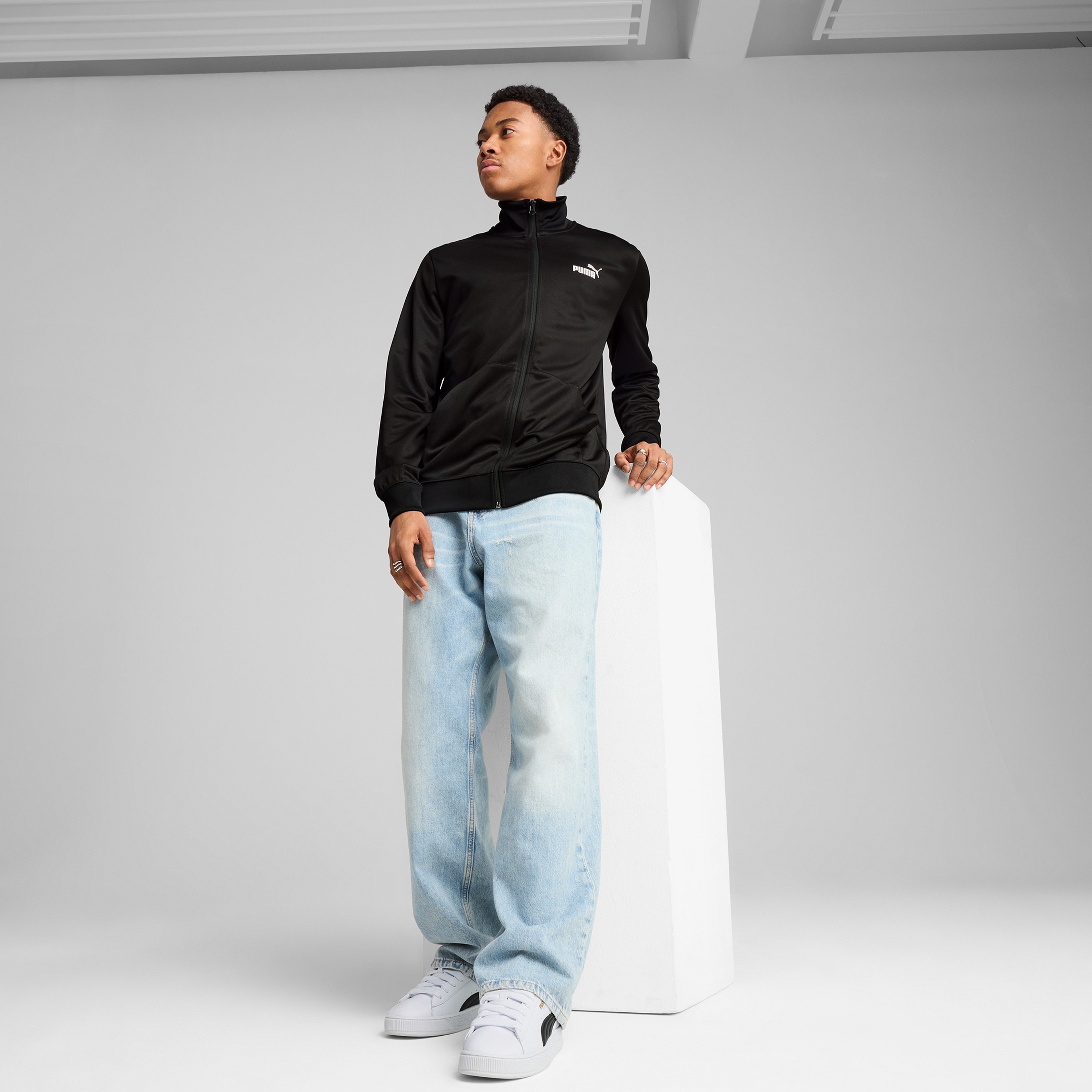 Puma Ess Poly Track  Erkek Siyah Ceket