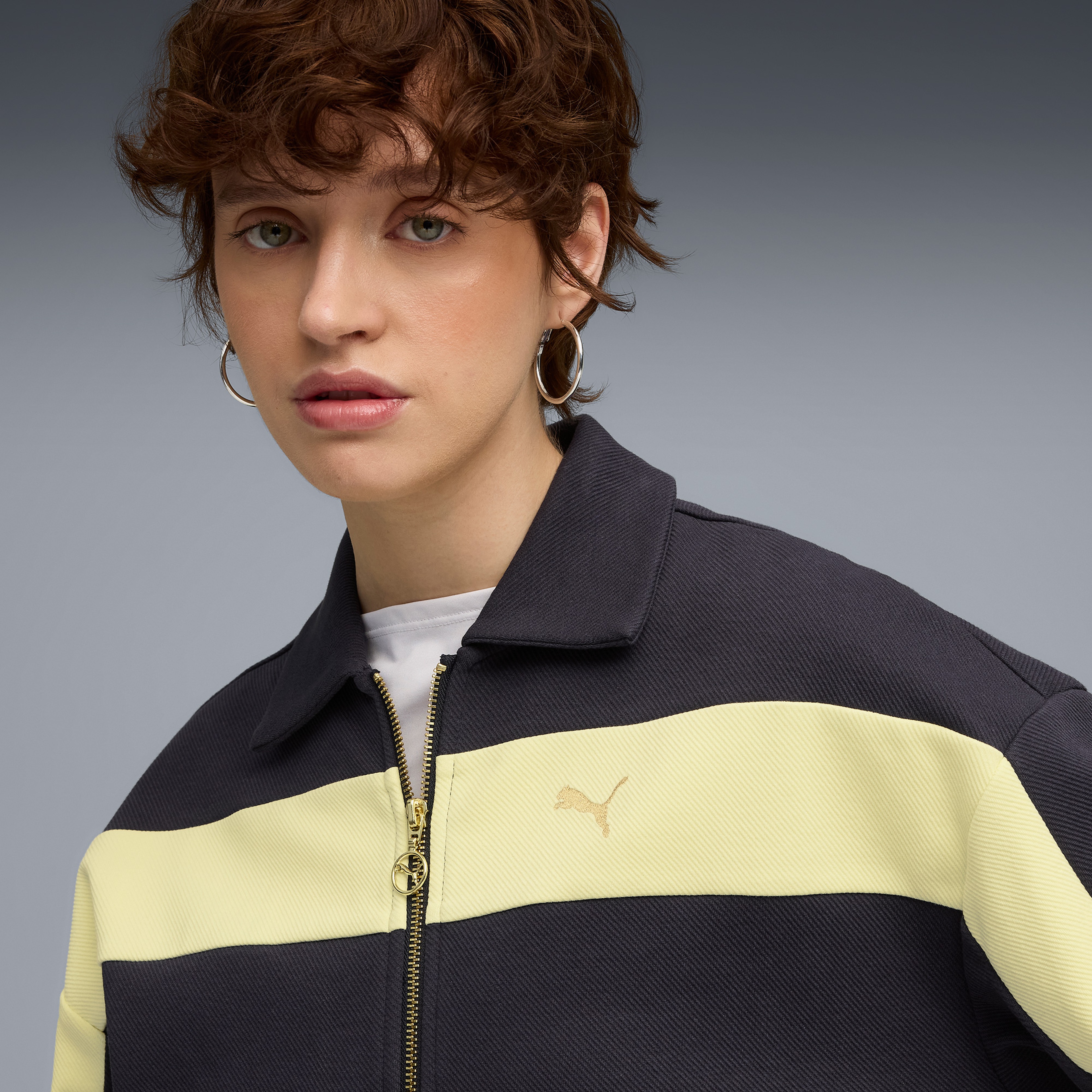 Puma T7 Relaxed Track Kadın Lacivert Ceket