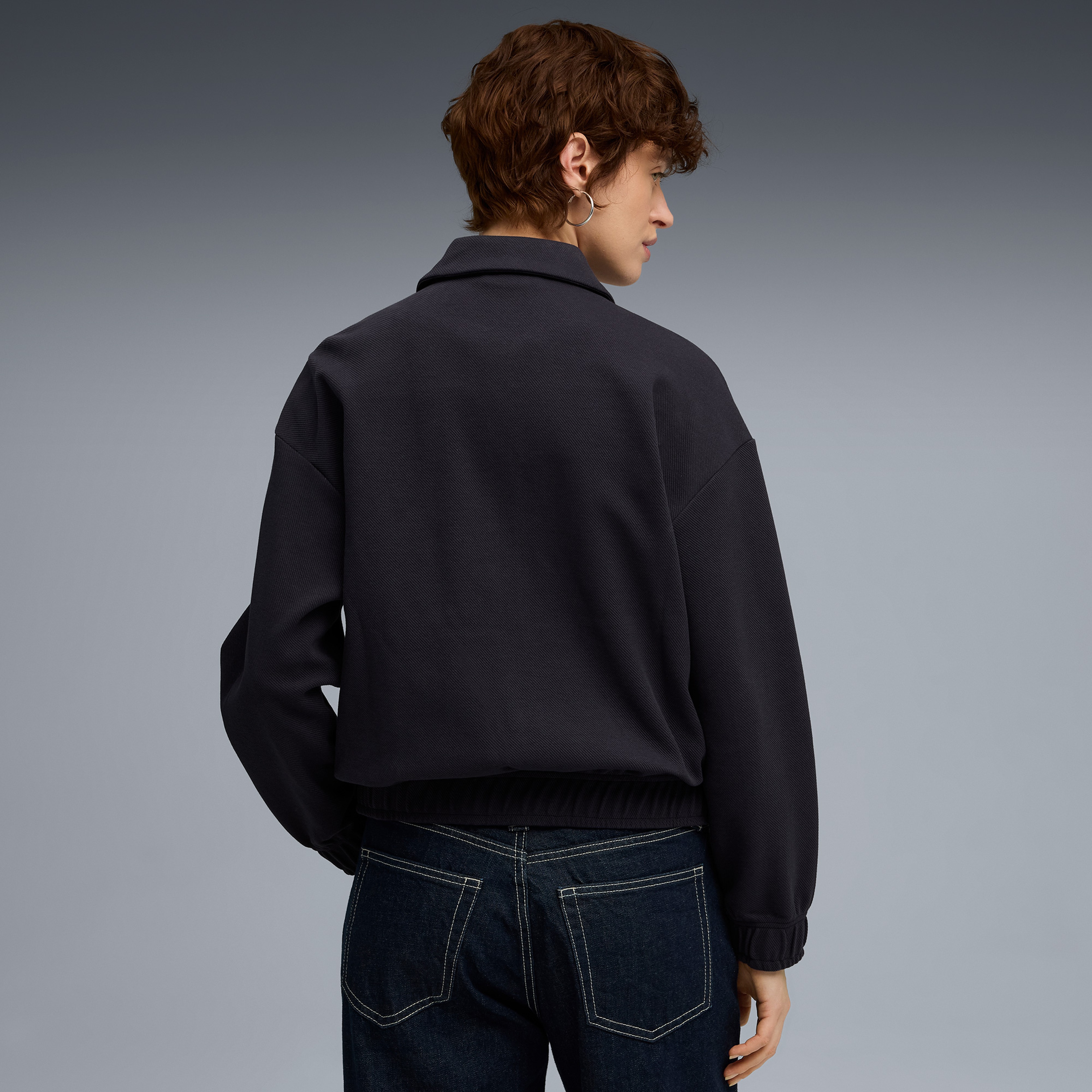 Puma T7 Relaxed Track Kadın Lacivert Ceket